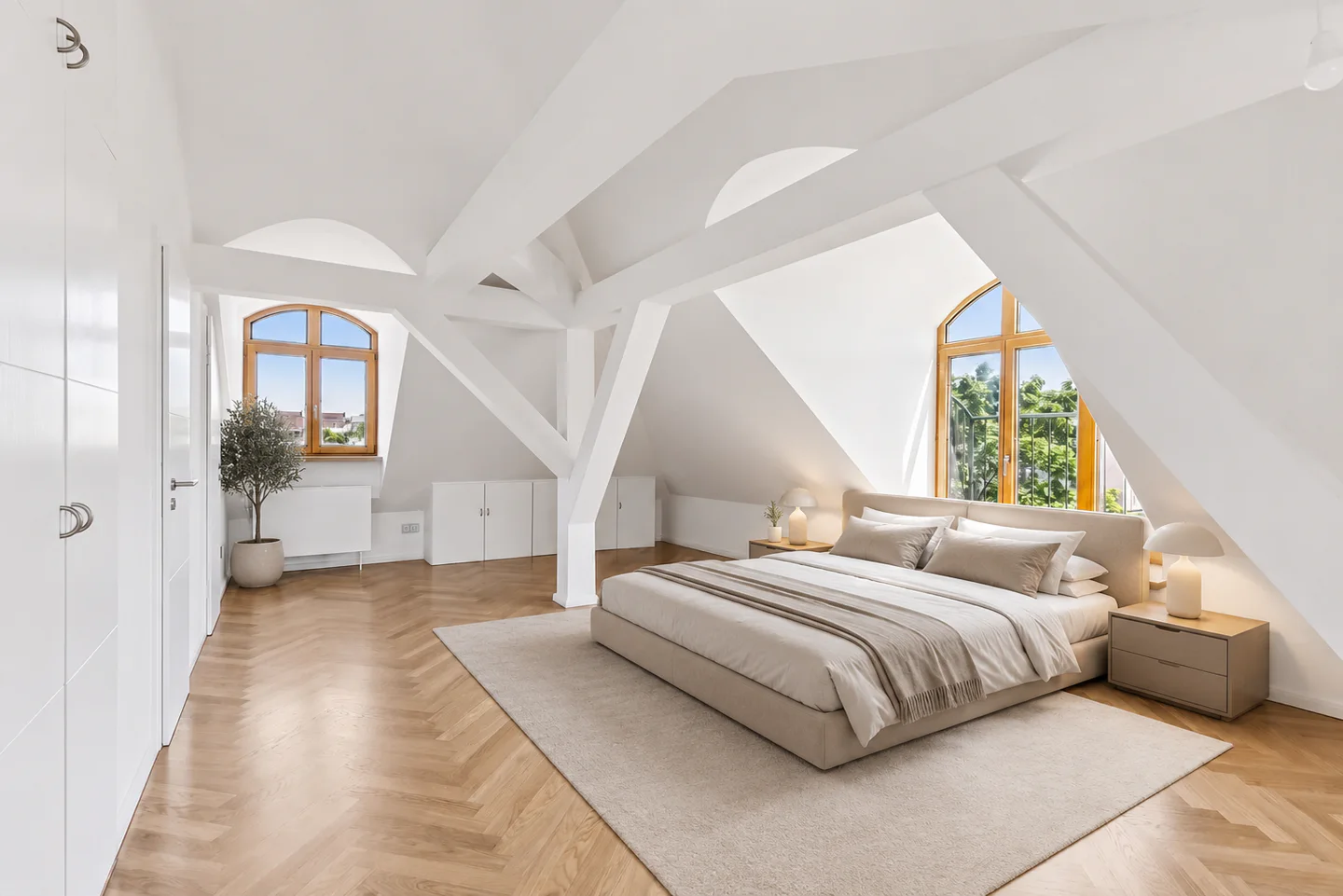 Großzügige Dachgeschosswohnung mit weitläufigem Grundriss - Photo 2