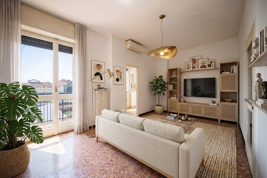 Spacious one-bedroom apartment to customize near the Naviglio Pavese Canal