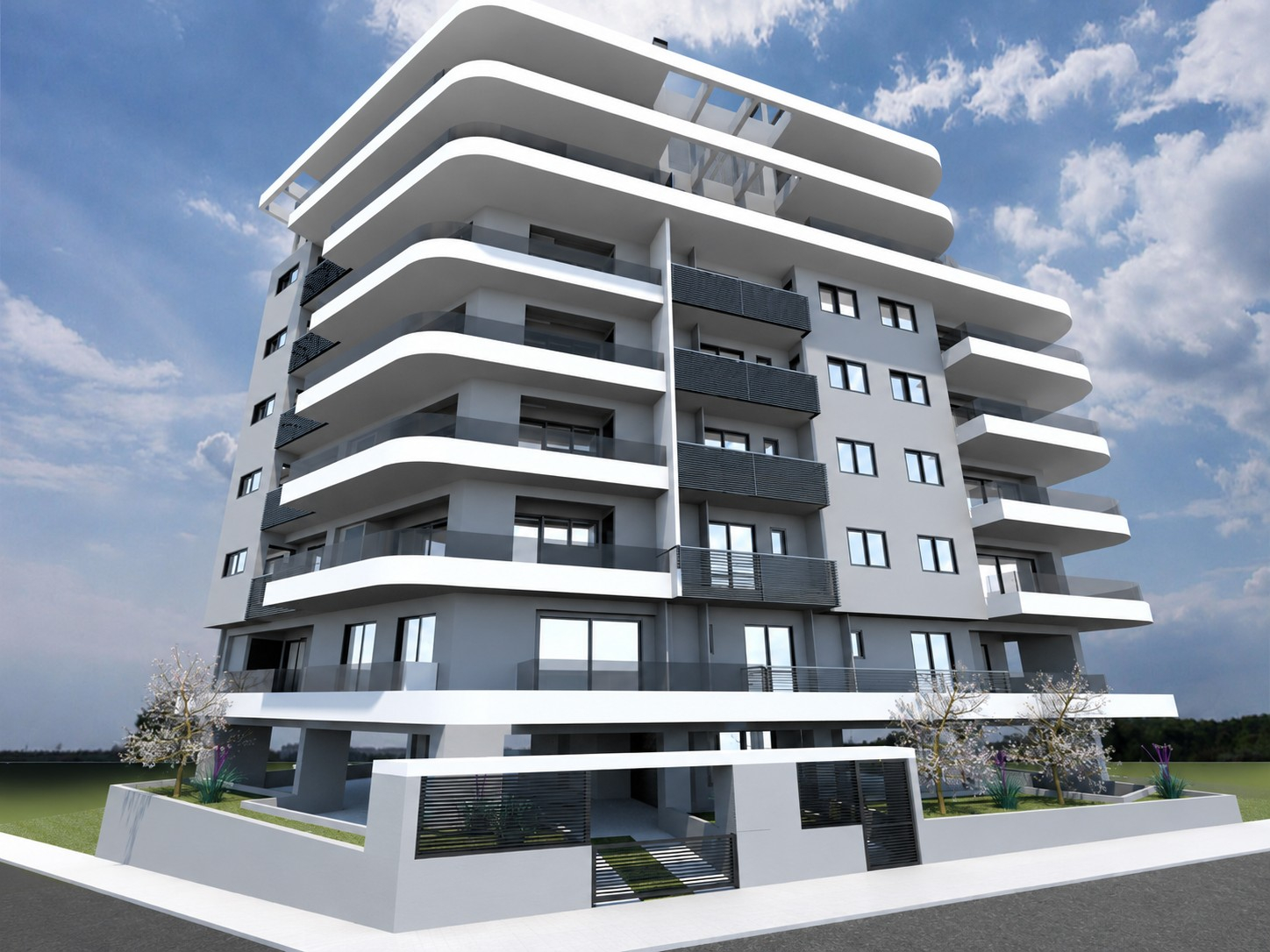 Newly built 120 sq.m. apartment with 2 parking spaces