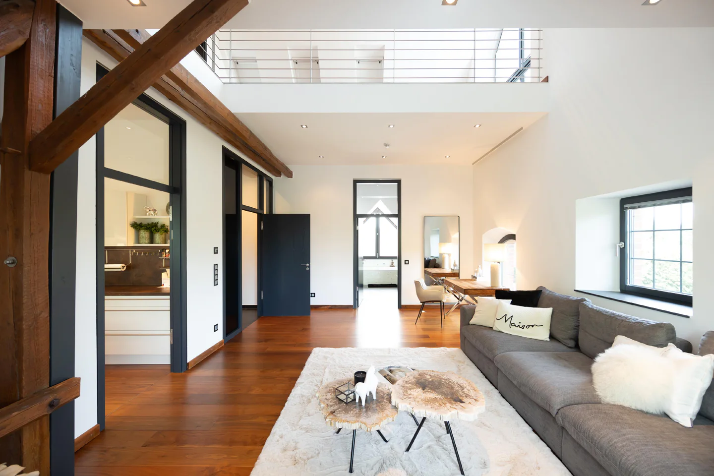 Hochwertige Maisonette-Wohnung auf ländlichem Anwesen in den Rieselfeldern - Photo 3