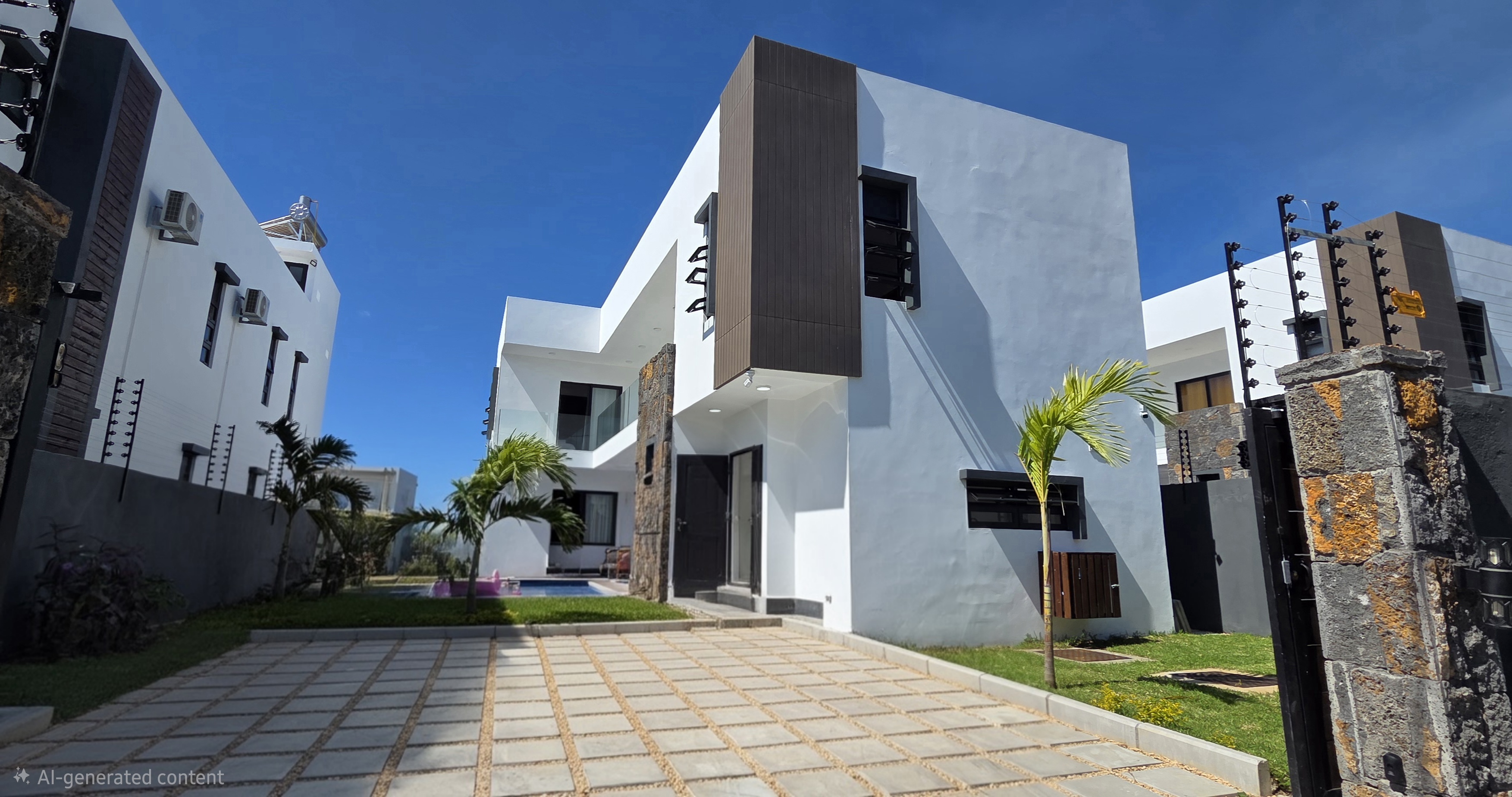 Villa neuve de 4 chambres avec piscine privée et vue panoramique sur l’océan