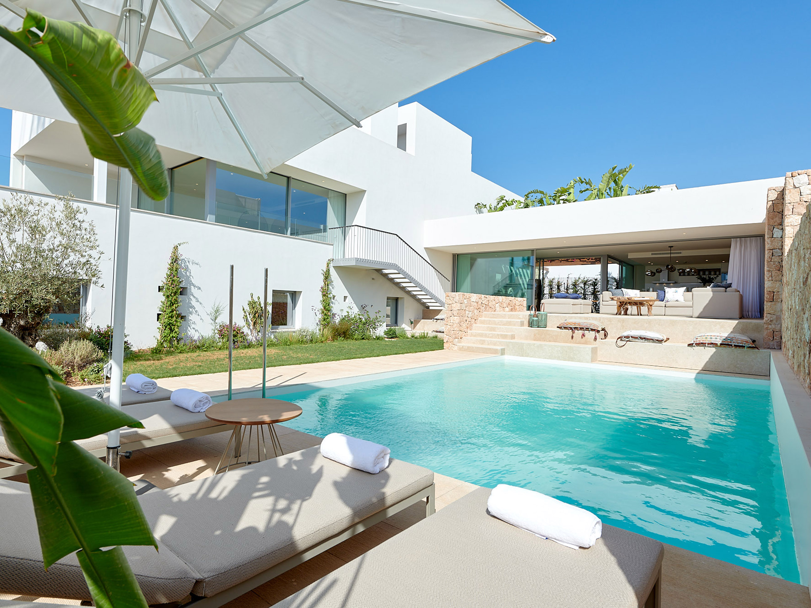 Contemporary new-build villa with private pool near the sea