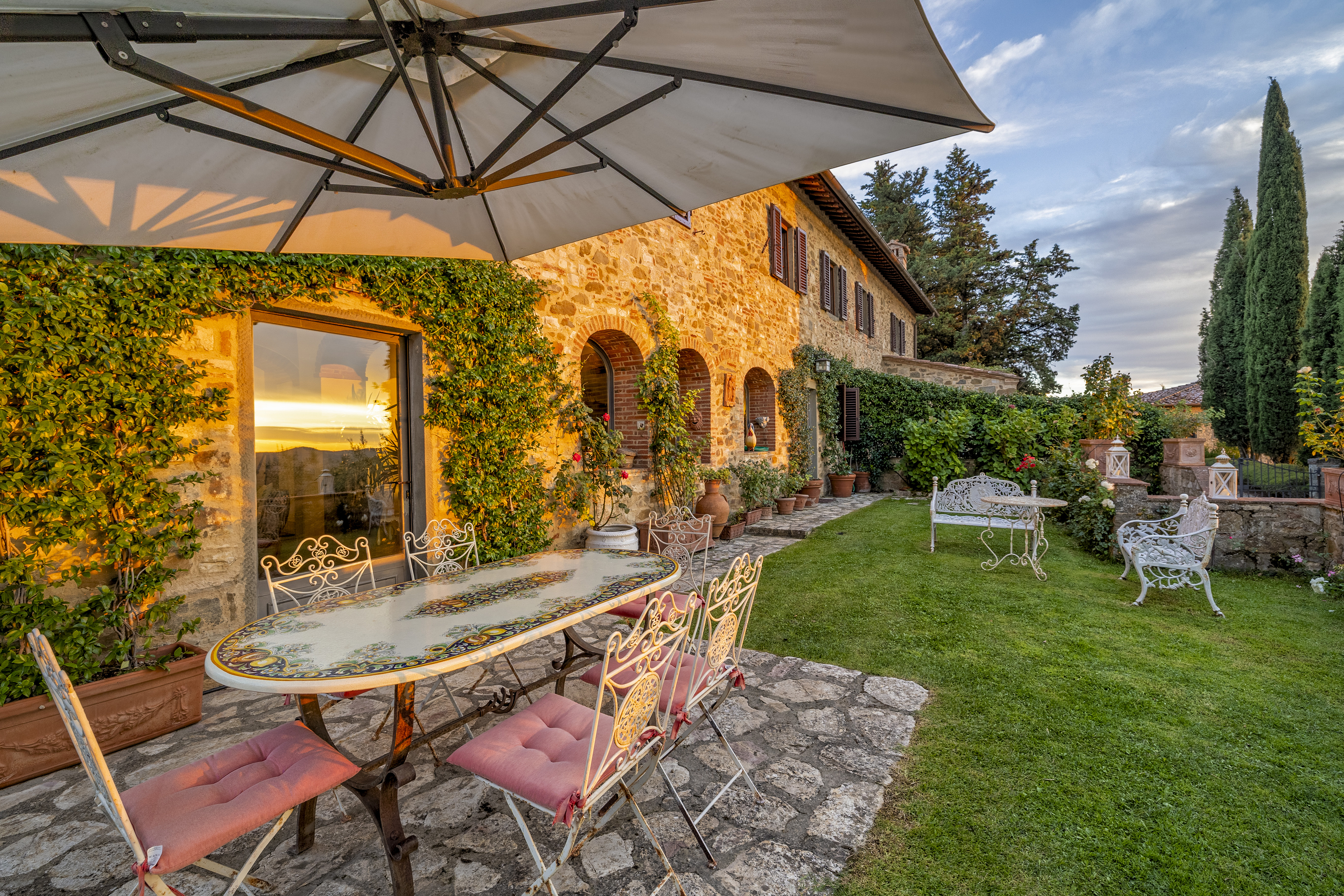 Ein Garten im Chianti