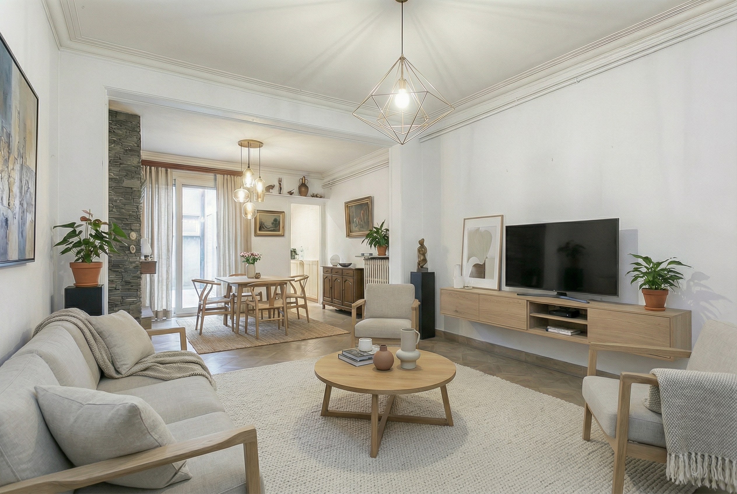 English house in a great location in Sabadell [AI-modified]