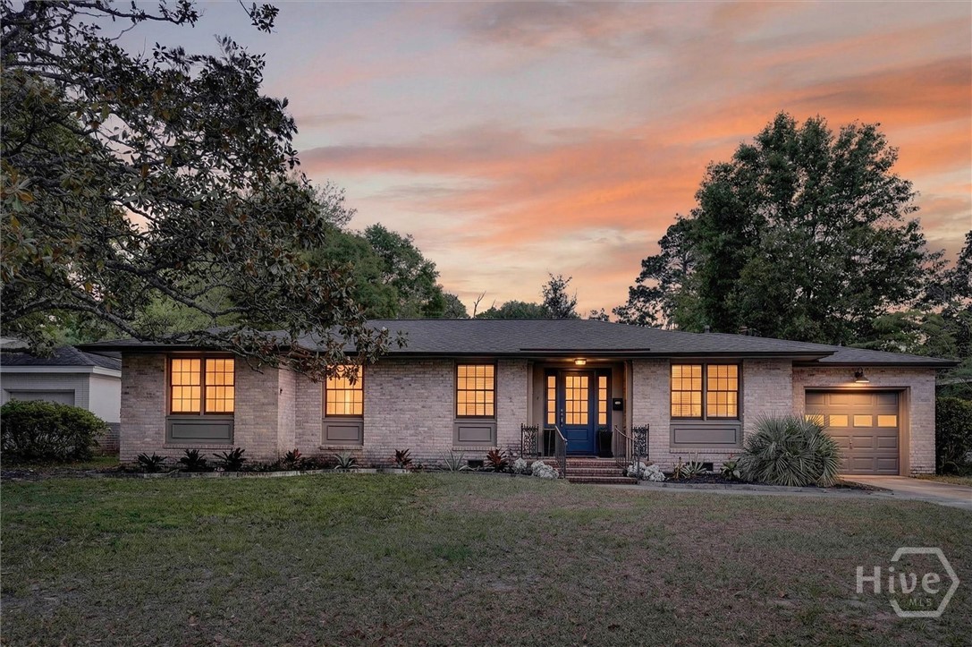 Charming Savannah Gray Brick Ranch Steps from Bull Corridor