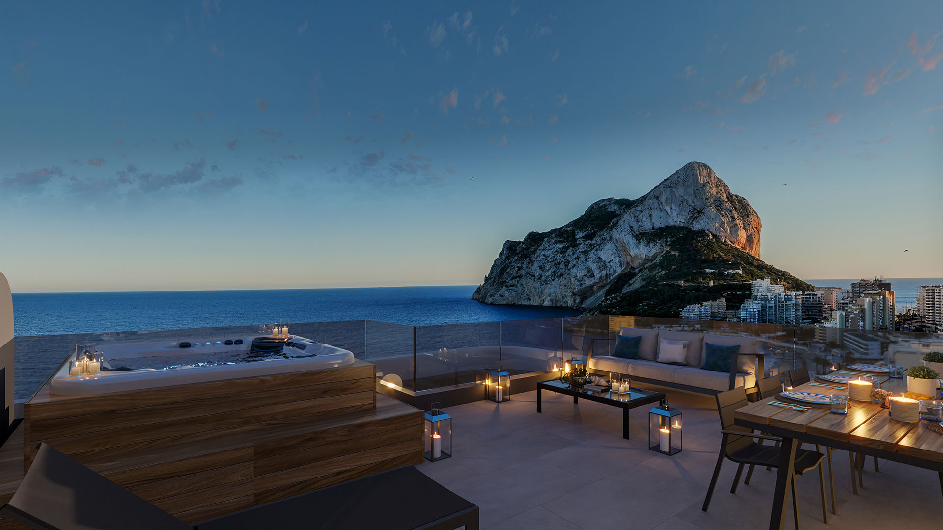 New beachfront apartment in Calpe