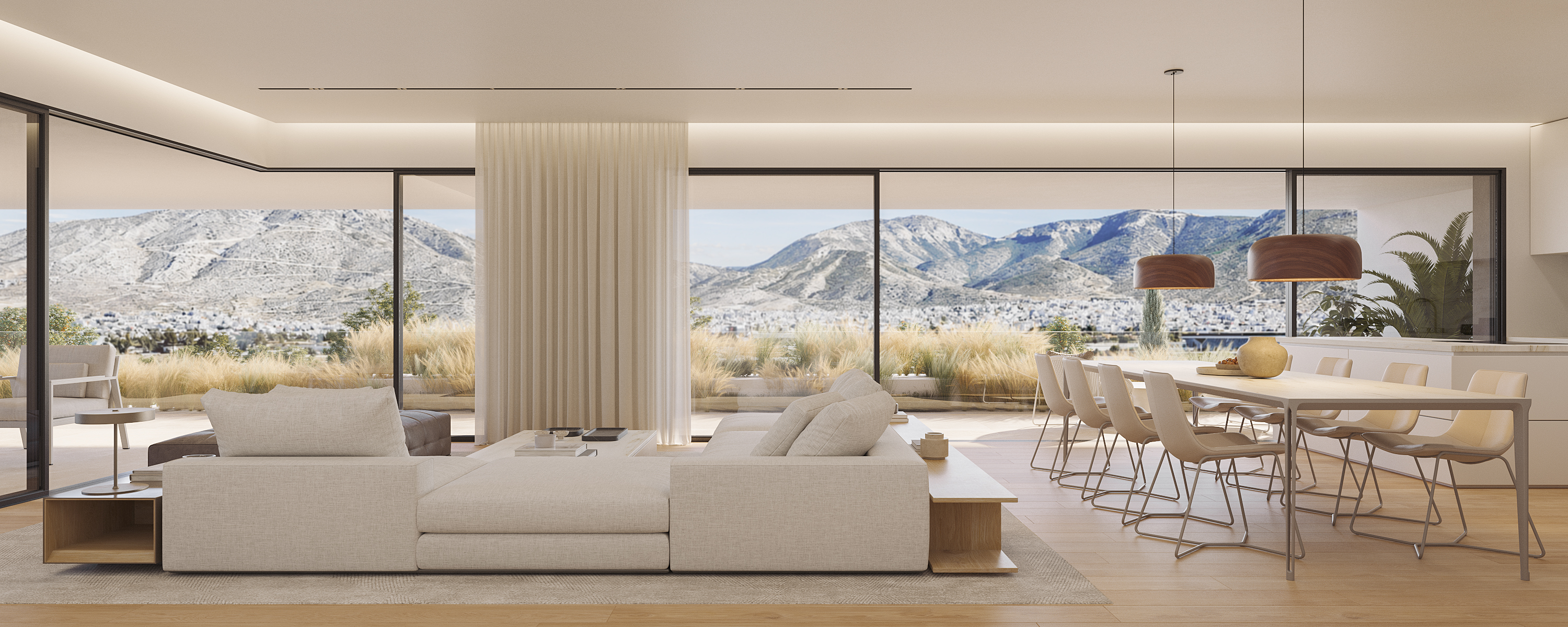 Modern apartment with three en-suite bedrooms in Elliniko