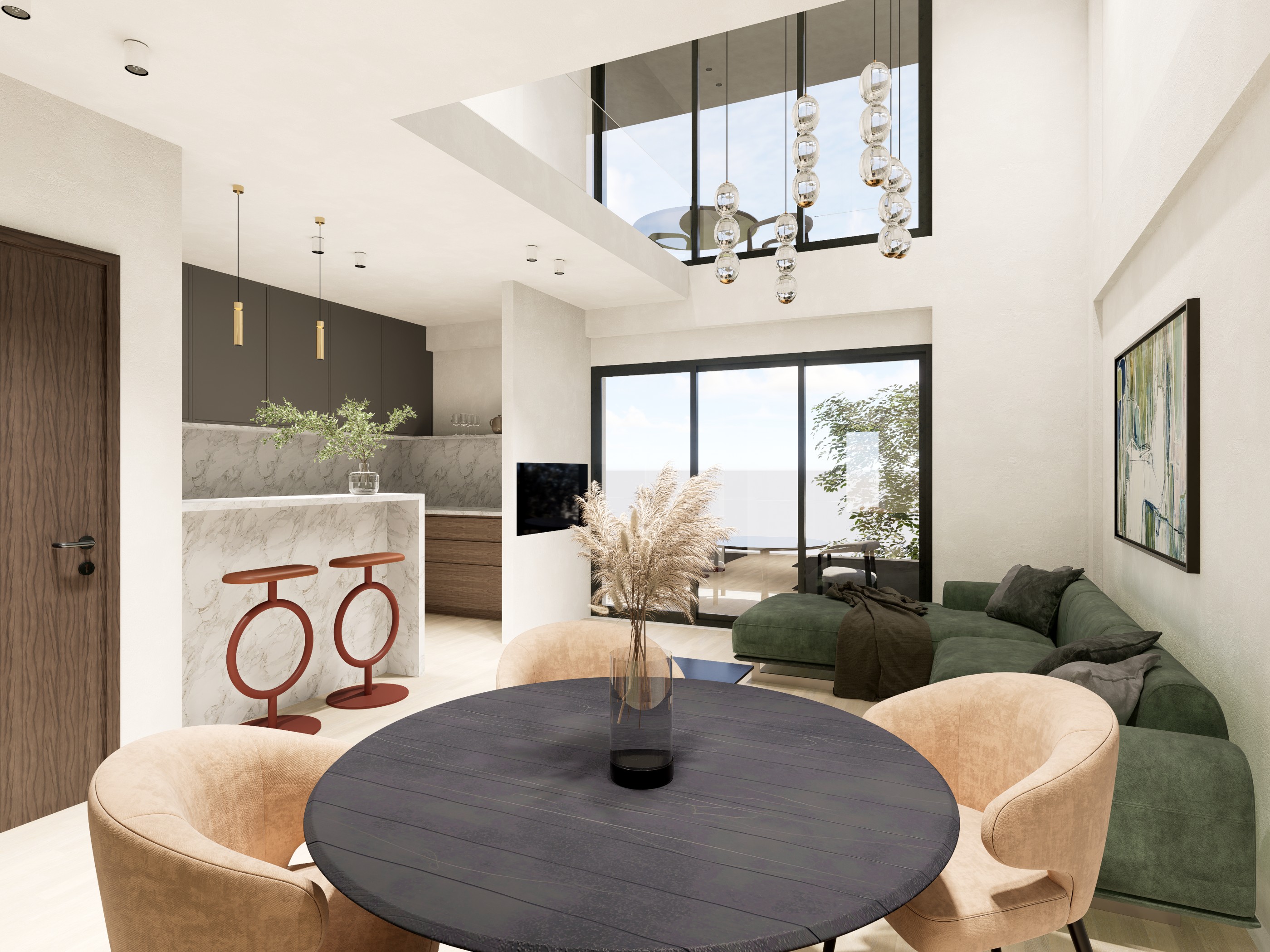 Modern 1st-floor maisonette, 92 sq.m., with a spacious veranda