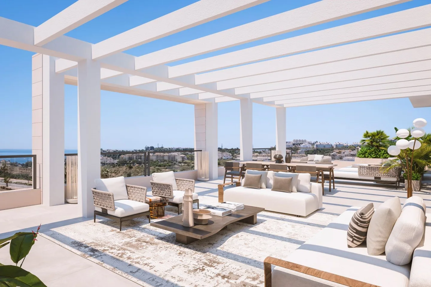Penthouse with large terrace in Calanova Golf