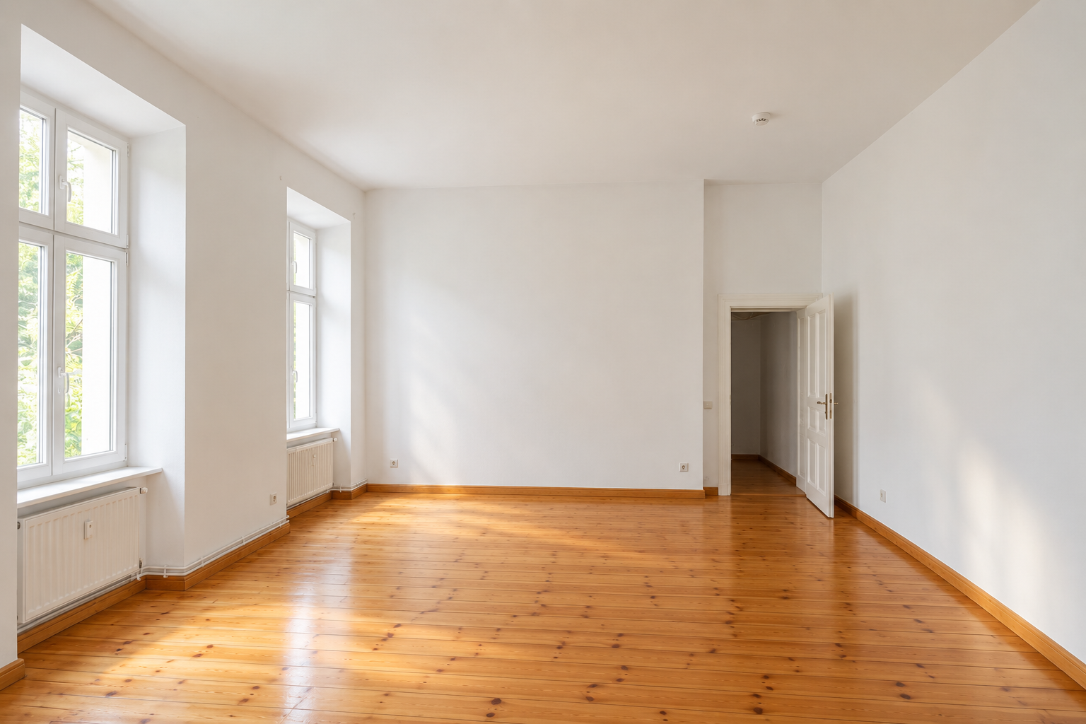 Altbauwohnung mit 4 Zimmern und Terrasse [AI-modified]