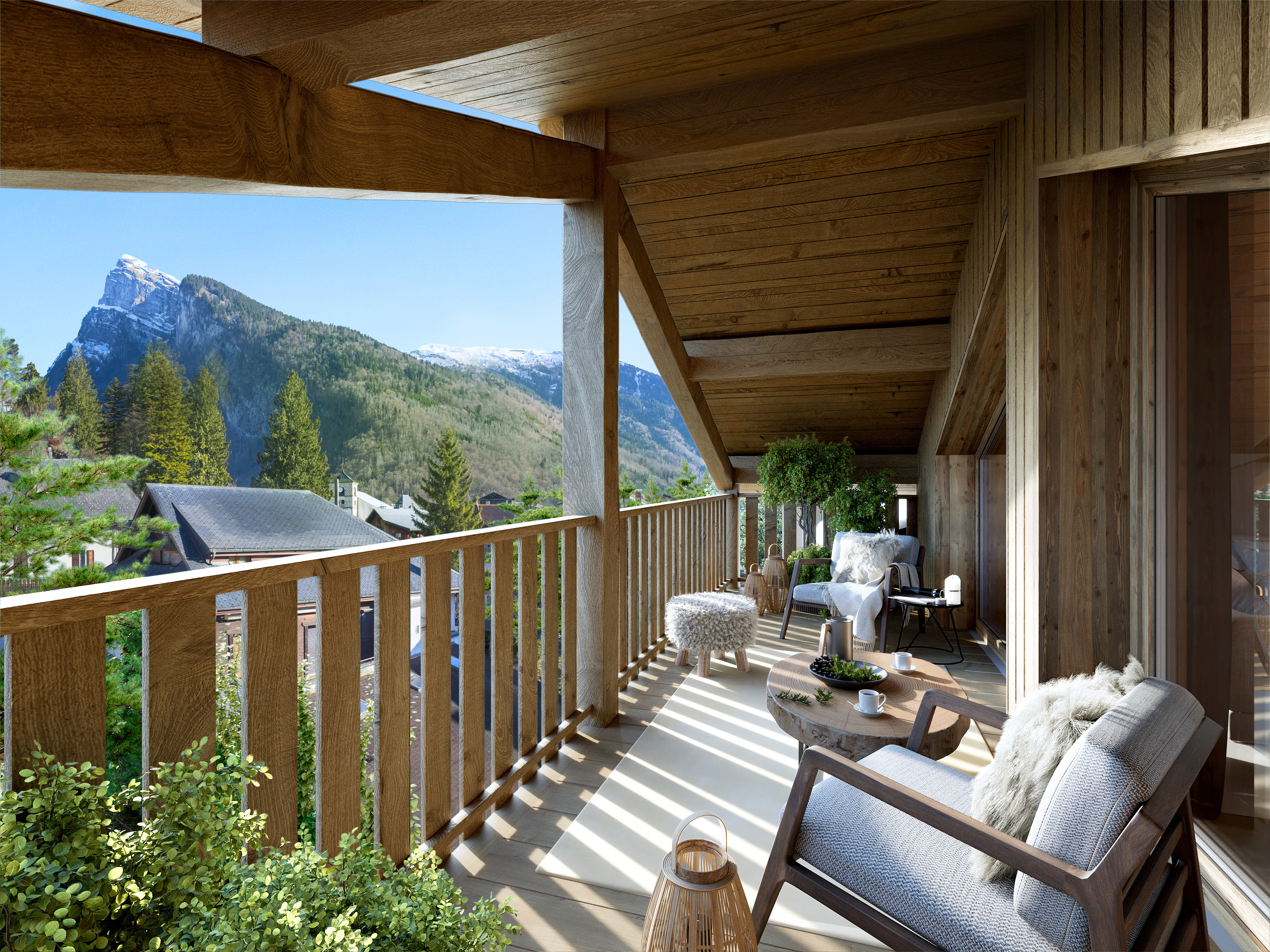 Ultimo piano, vista eccezionale – Les Glaciers Samoëns