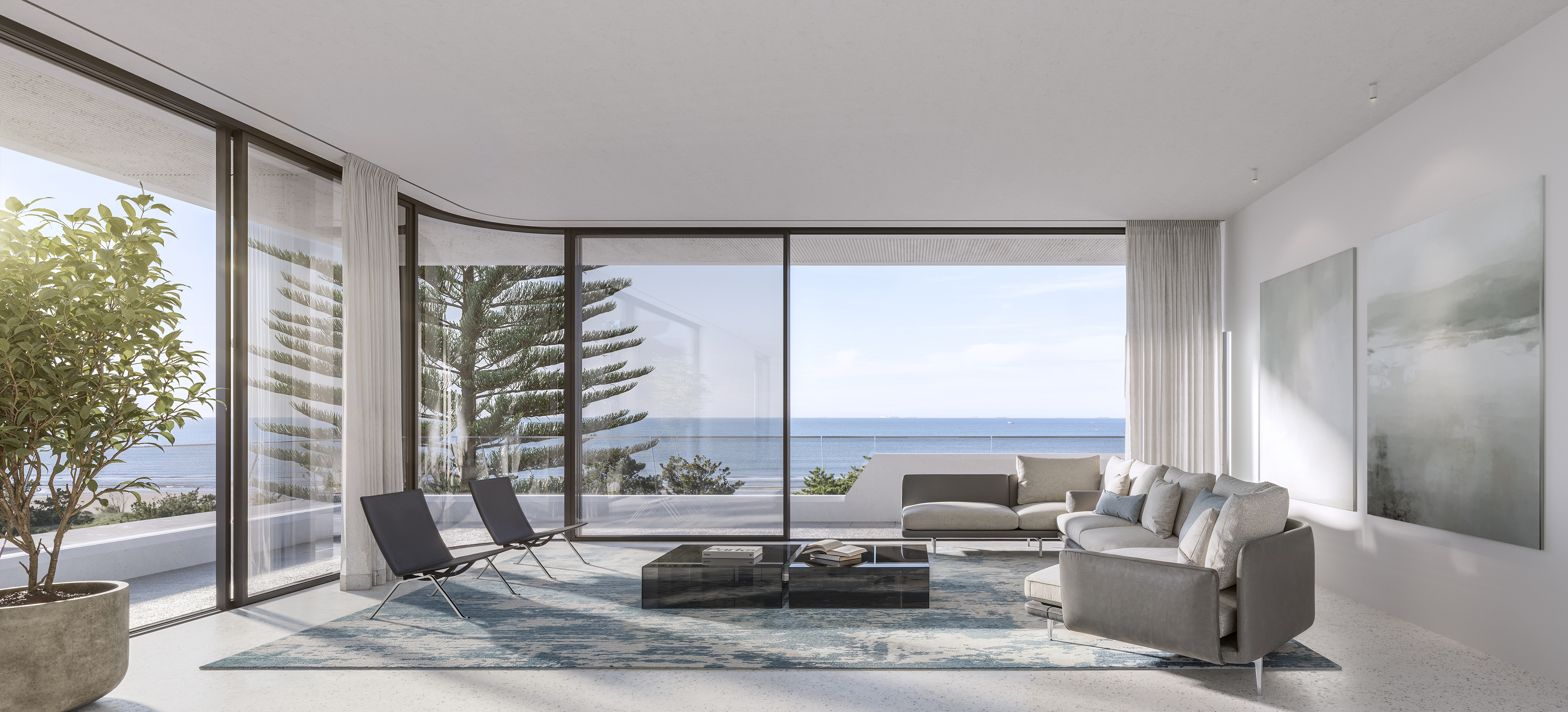 Brand-new premium duplex apartment with garden and sea view in Montevideo Carrasco