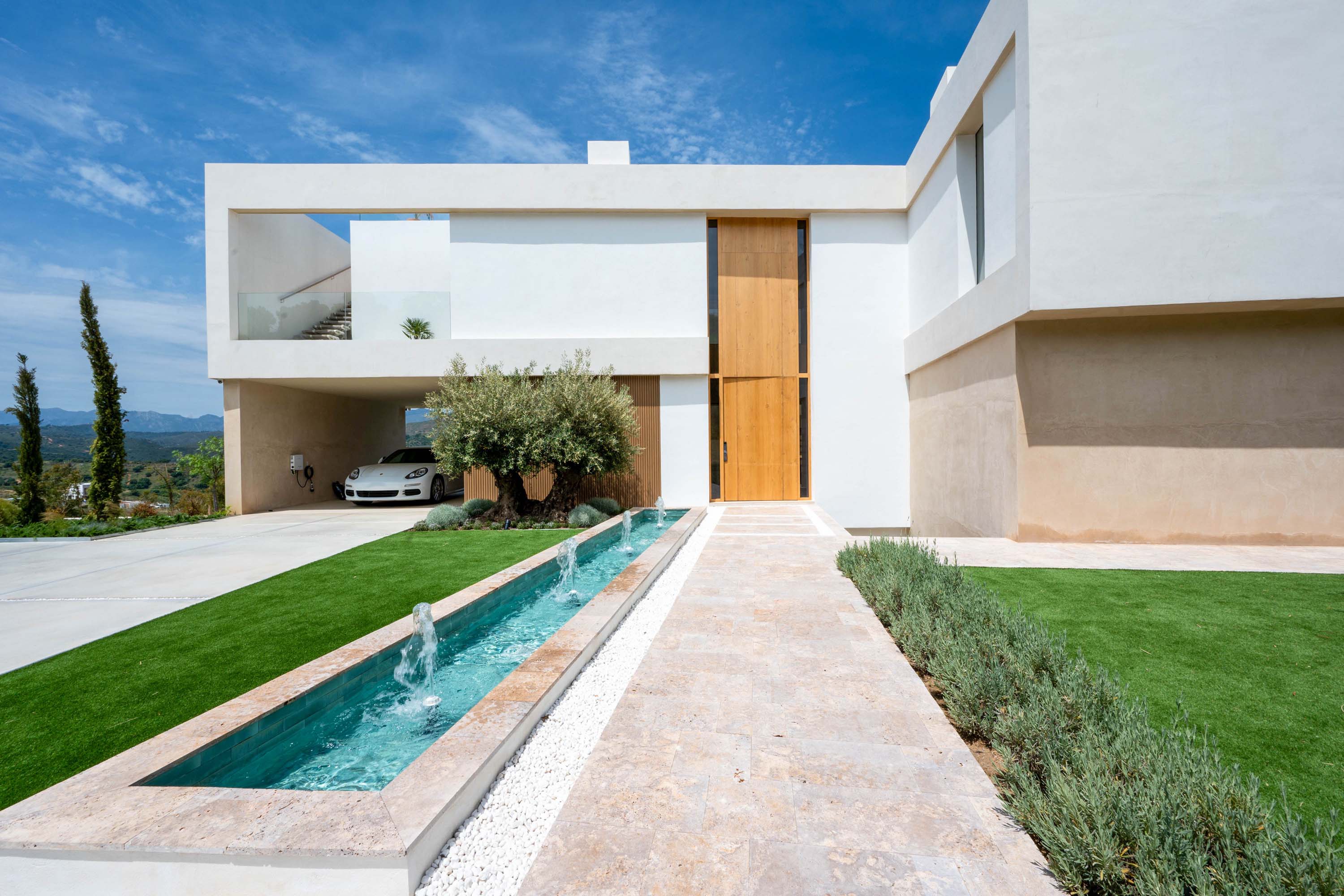Exclusive Passivhaus design villa with double infinity pool, panoramic sea views and views of La Cala Golf