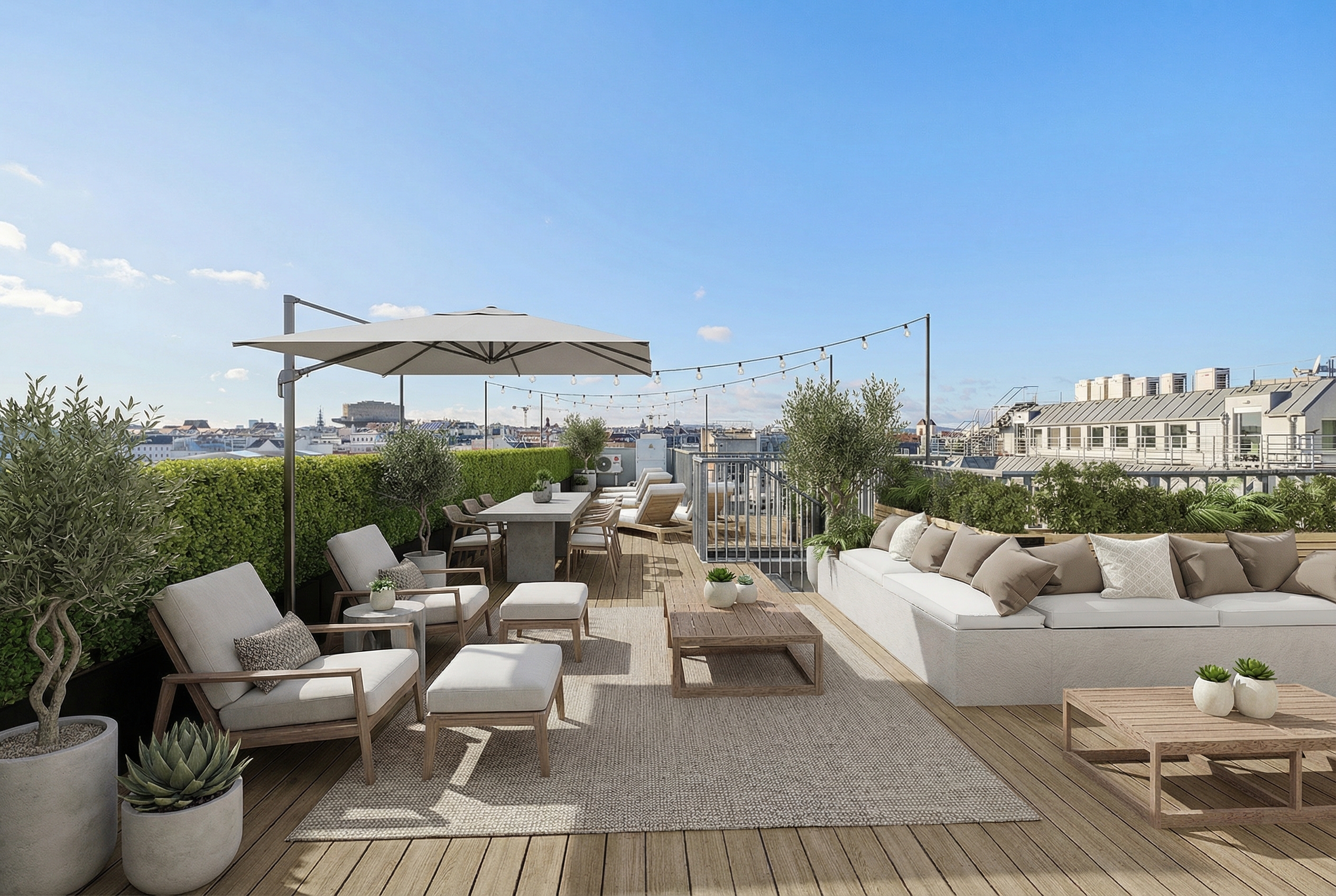 Luxurious penthouse: exceptional living atmosphere