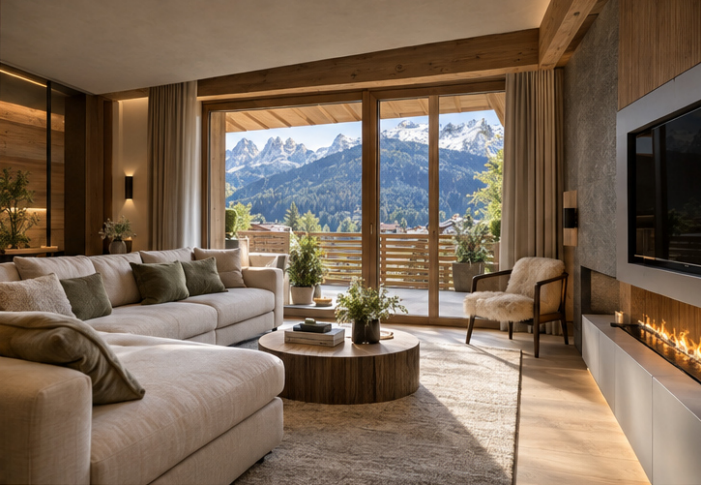 Zeitgenössische Eleganz im Herzen von Pinzolo