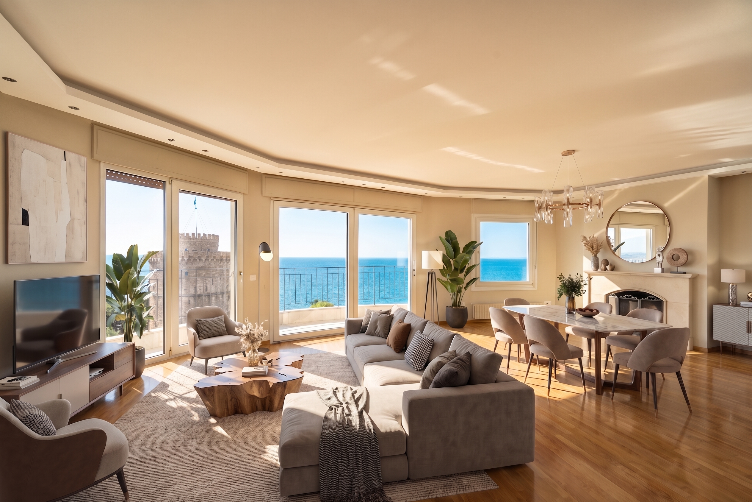 Ρετιρέ με περιμετρική θέα μπροστά στον Λευκό Πύργο