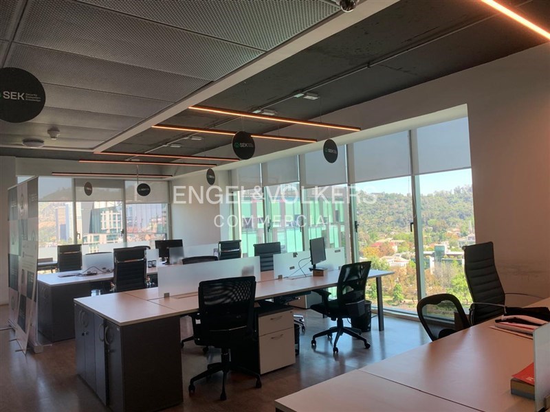Oficina Habilitada En Arriendo En Metro Los Leones 412 M2