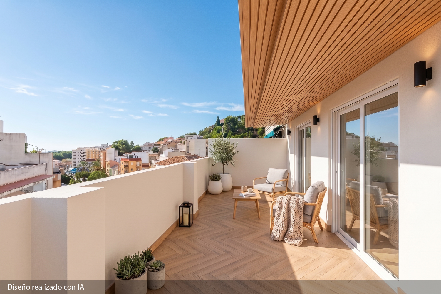 Central penthouse with 4 bedrooms in the heart of town