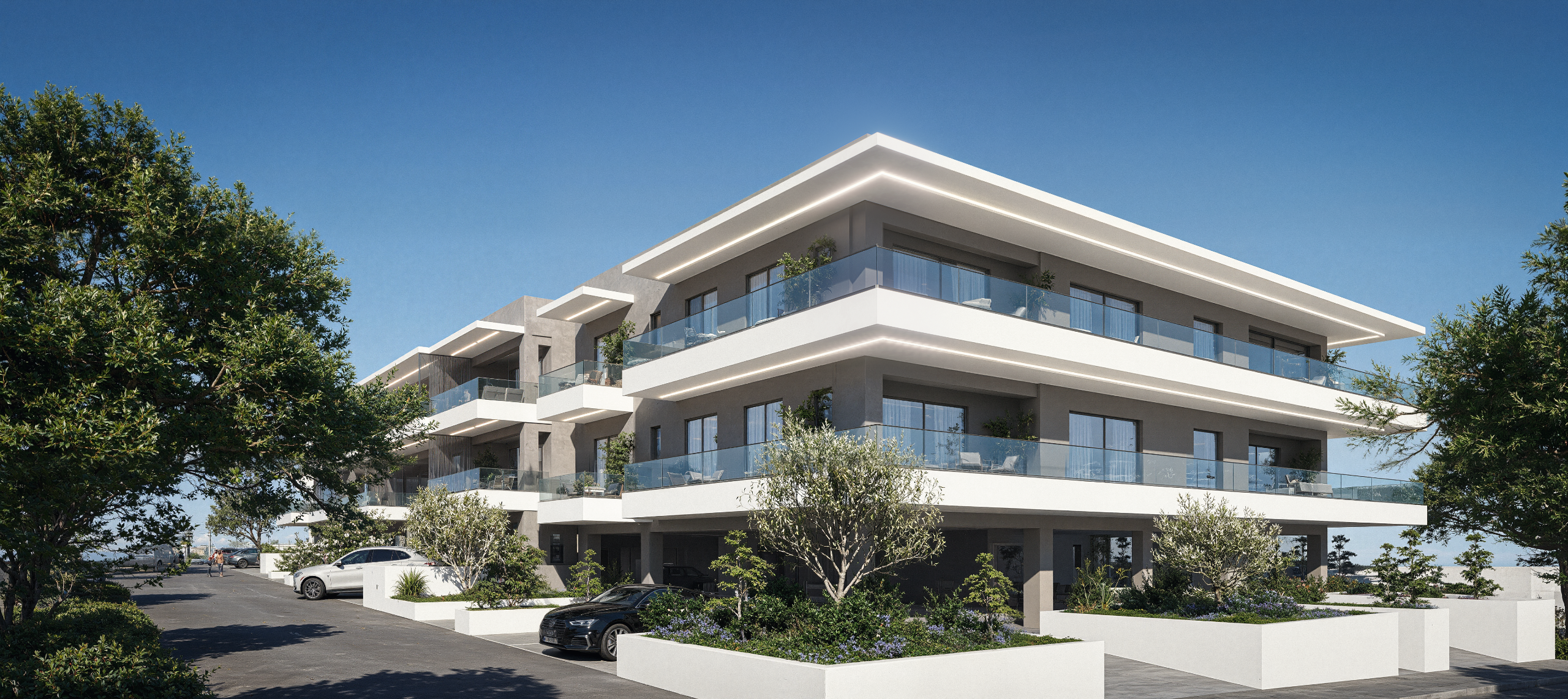 Luxurious 2 bedroom apartment with storage and parking space in Thermi
