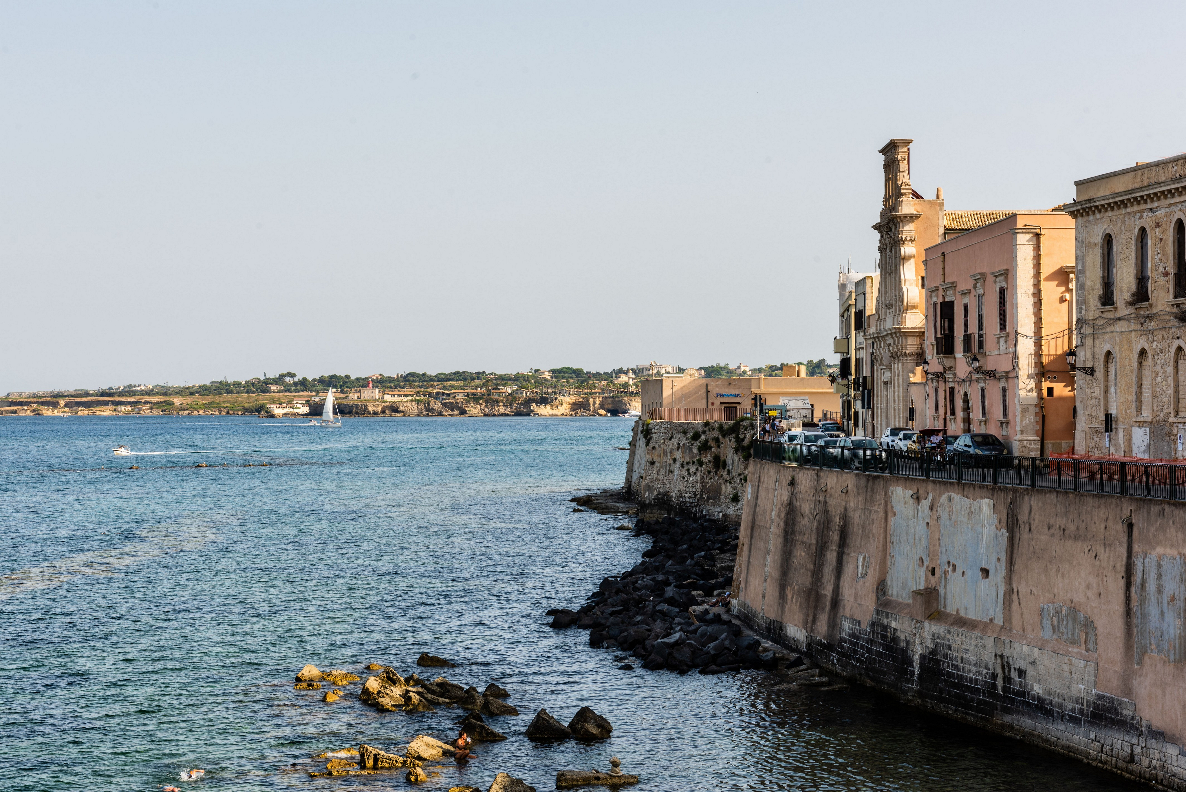 Eine Ruheoase mit Terrasse und Blick über die Dächer von Ortigia
