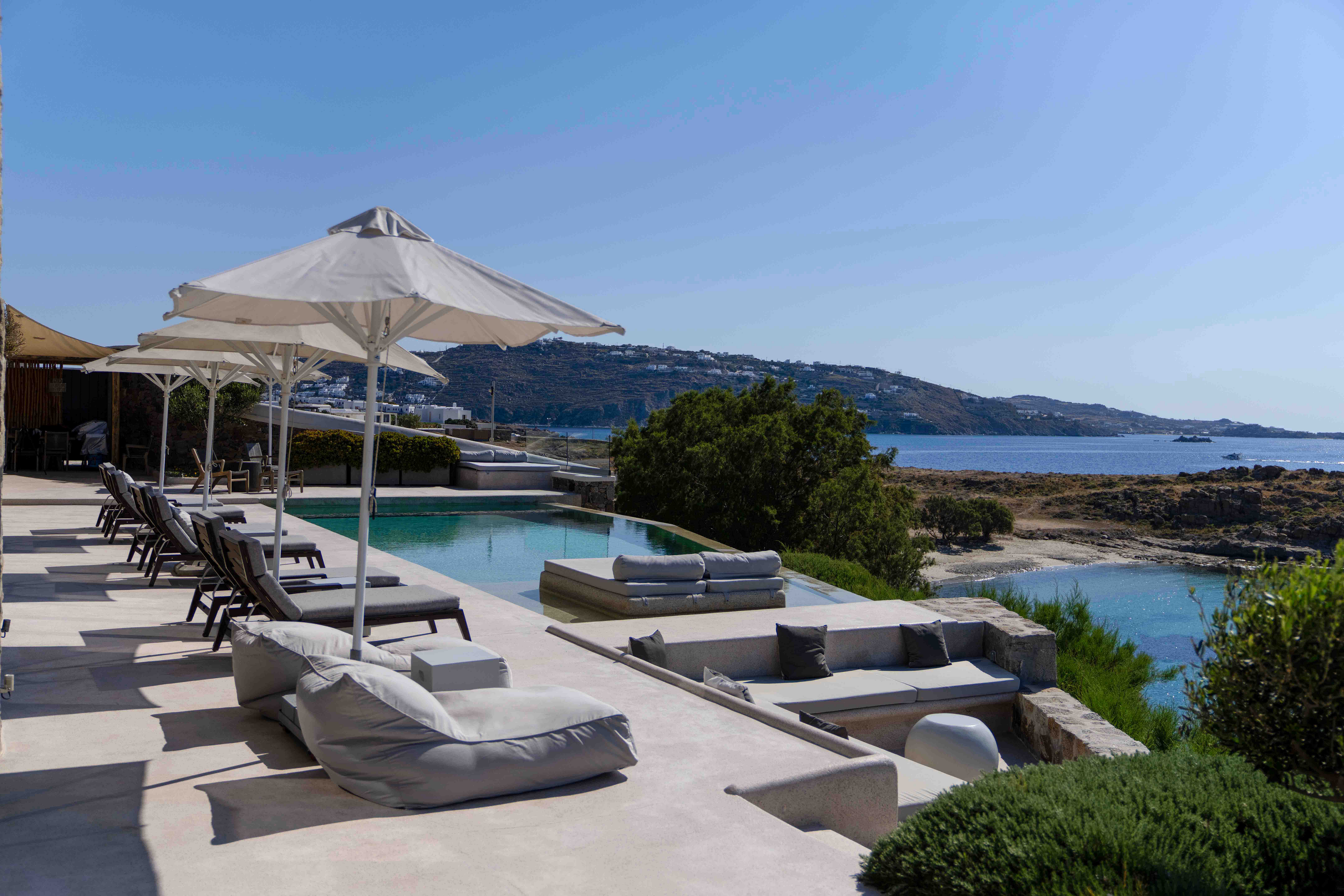 Exclusive waterfront 6-Bedroom villa in a private gated community in Mykonos