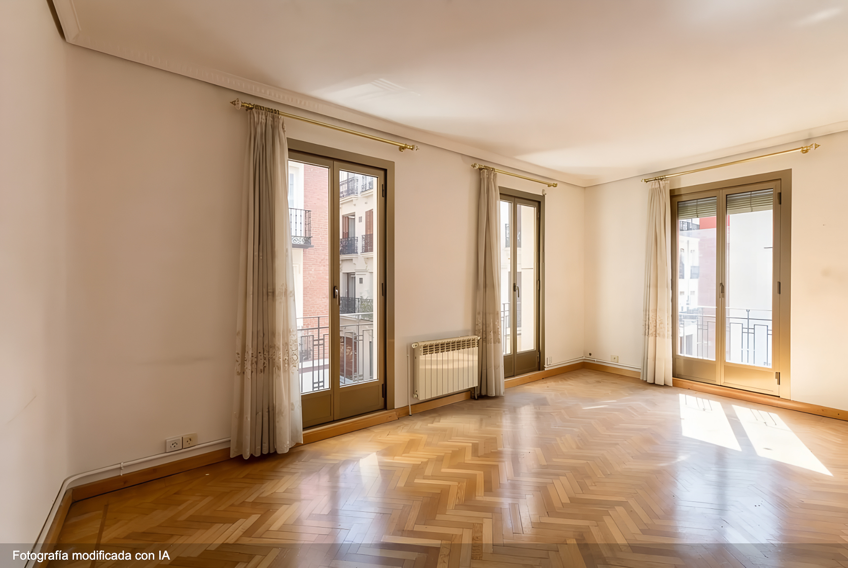 Renovation opportunity with 4 balconies in Conde Duque.