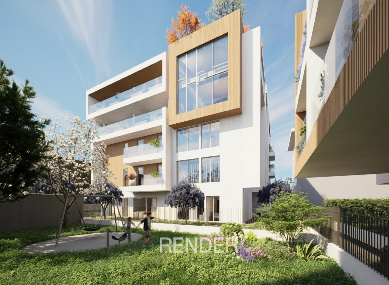 New-build, Class A4 property with private garden – Mariano Comense