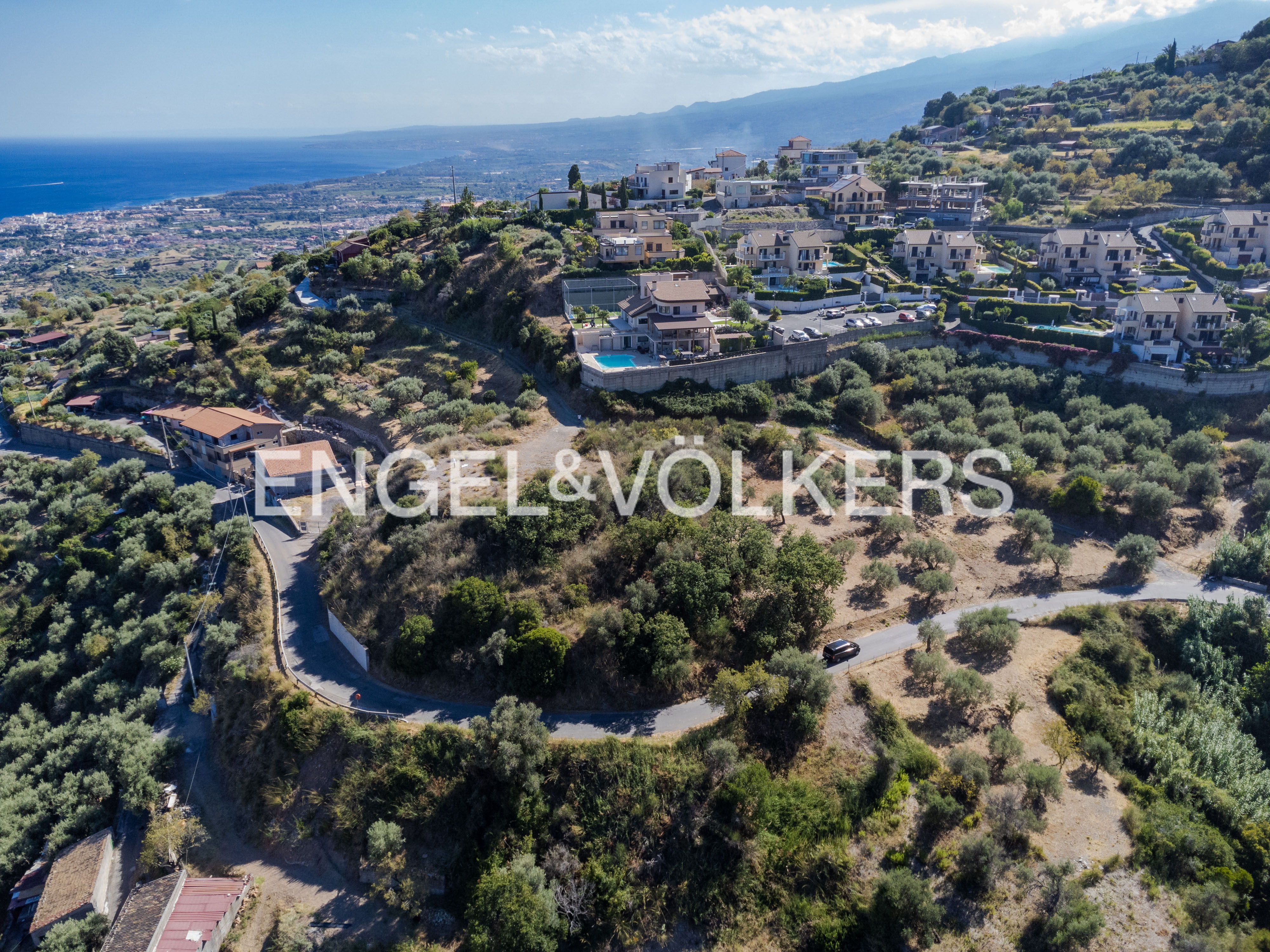 Panoramic plot  near Taormina