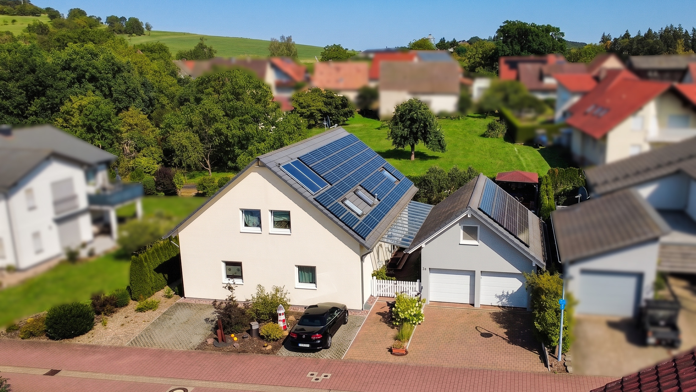 Großzügiges Mehrgenerationenhaus mit Einliegerwohnung, Photovoltaikanlage und ausgebautem Keller