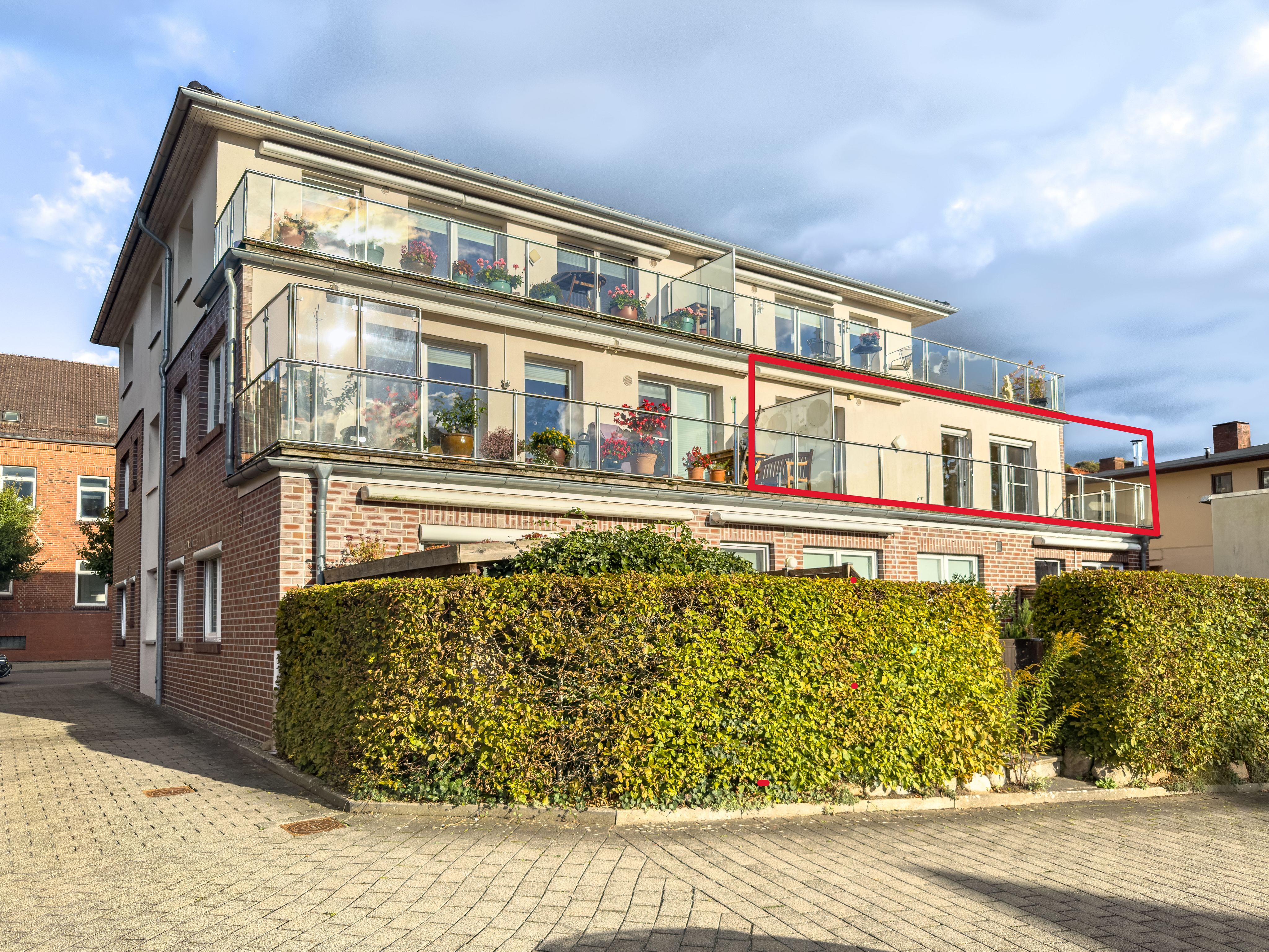 Energieeffiziente 3-Zimmer-Wohnung mit Balkon im Zentrum von Preetz