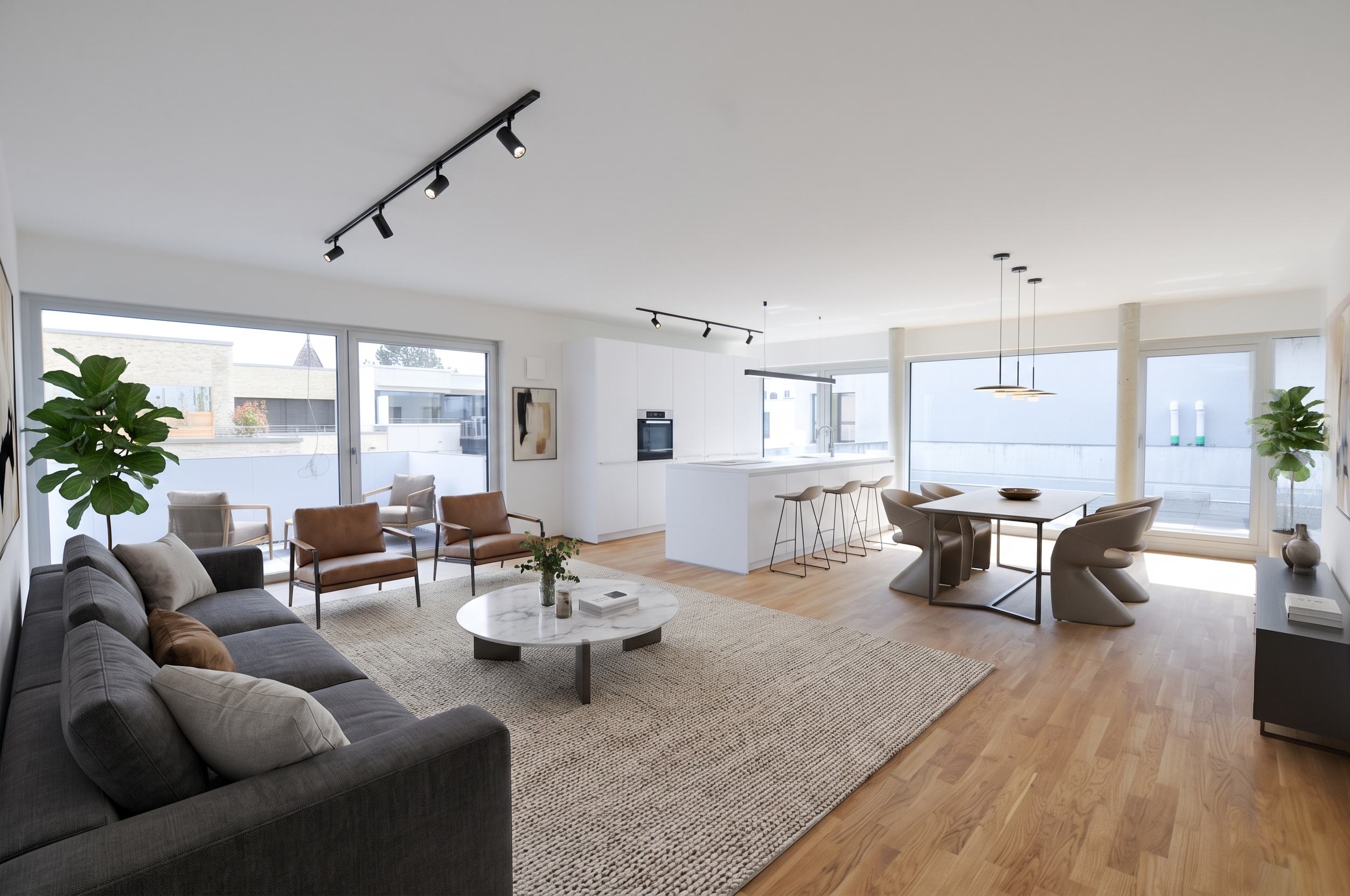 Barrierefreie Penthouse-Wohnung in Kirchheim! [AI-modified]