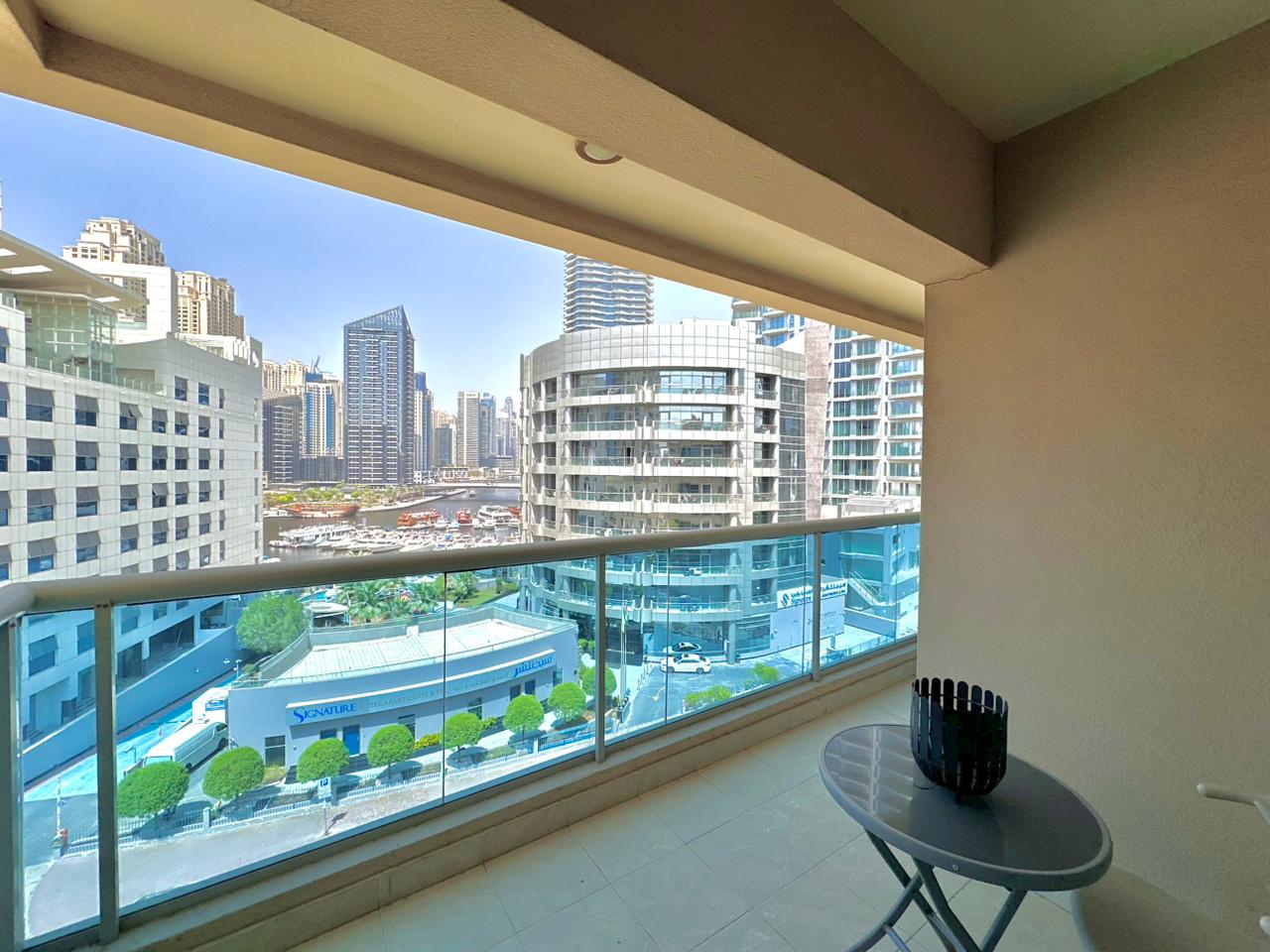 Furnished | 2 Balconies | Marina View