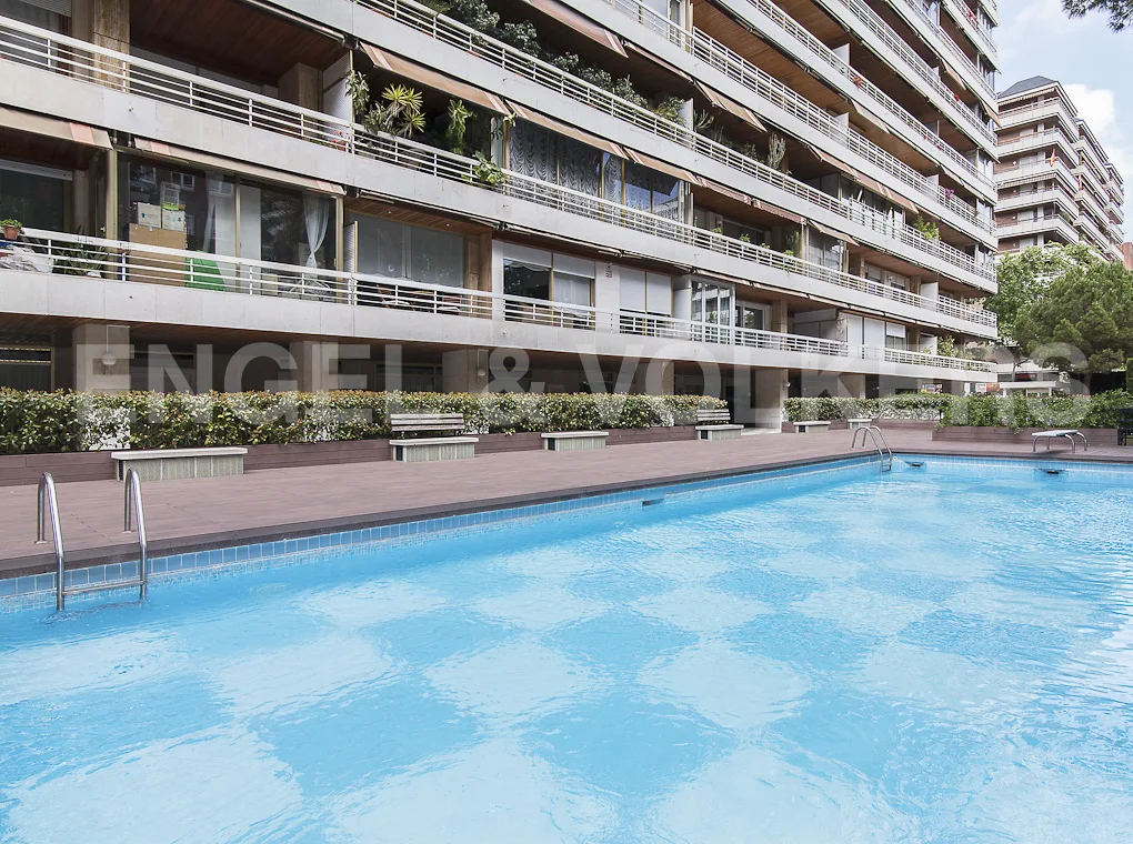 Apartment rebushed in Pedralbes with pool