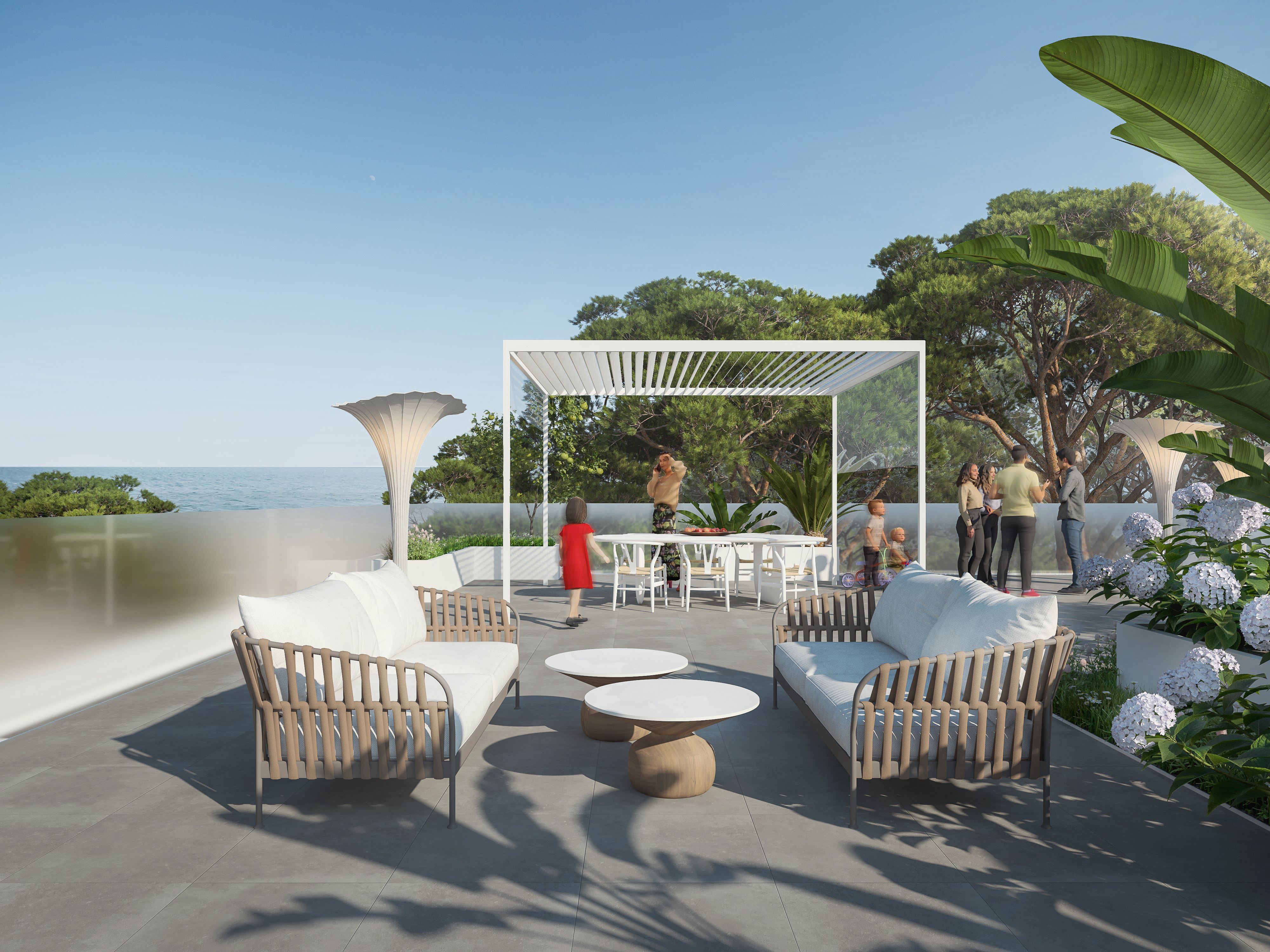 Ceccarini-Platz Luxushaus – Penthouse D