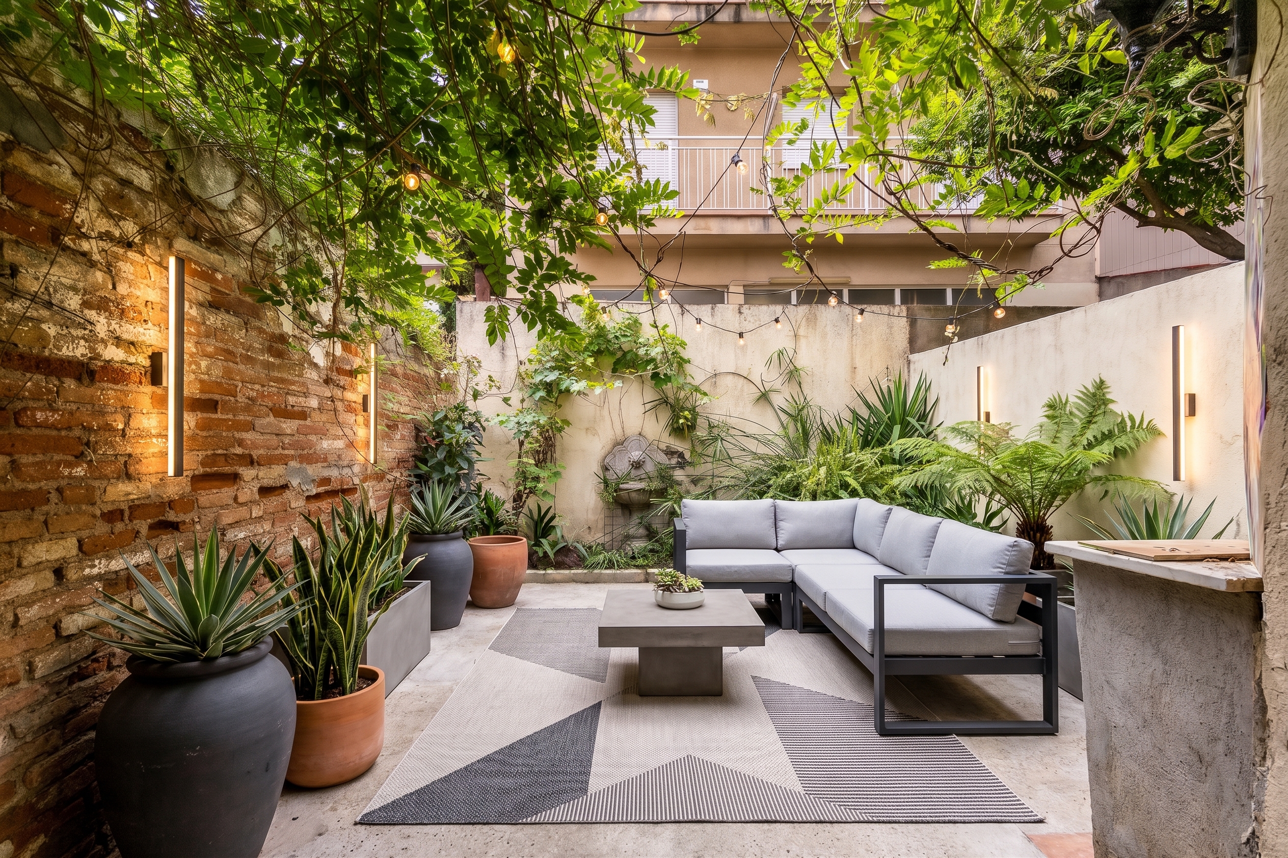 Exclusive property with private garden.