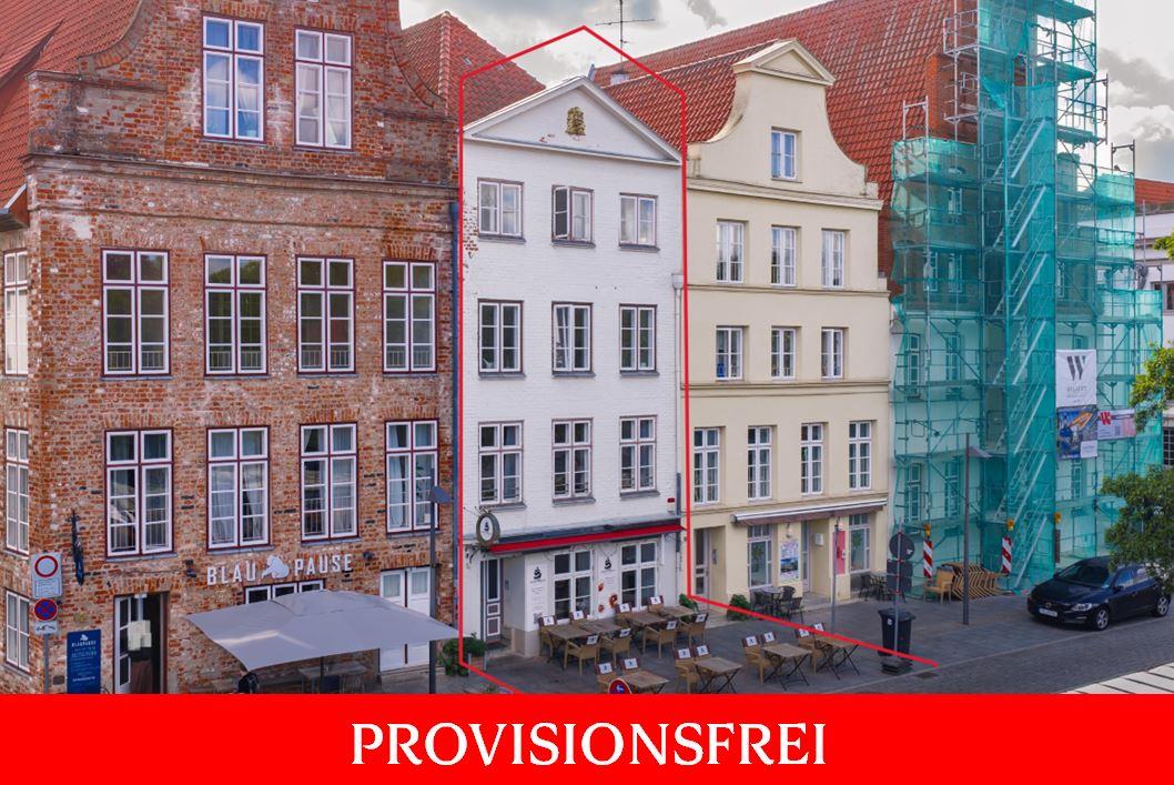 Wohn- & Geschäftshaus mit Gastronomie direkt an der Trave