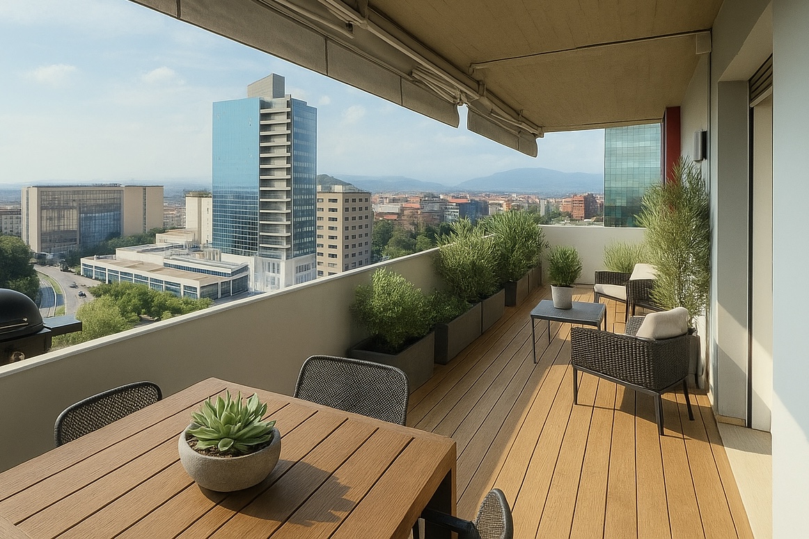 Terrazzi, luce e panorama: il trilocale perfetto per vivere Bresciadue