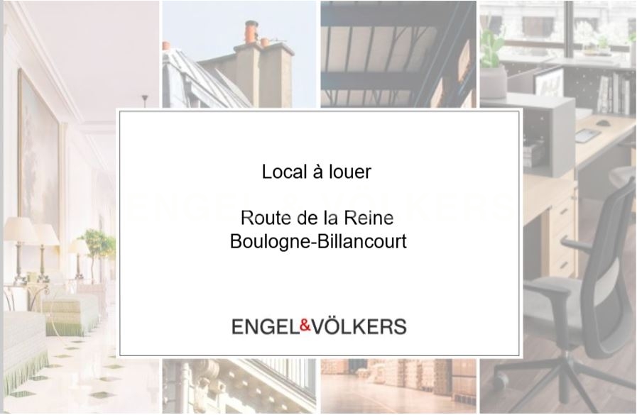 À LOUER :  Local commercial de 150 m² - Boulogne-Billancourt (Axe Route de la Reine)
