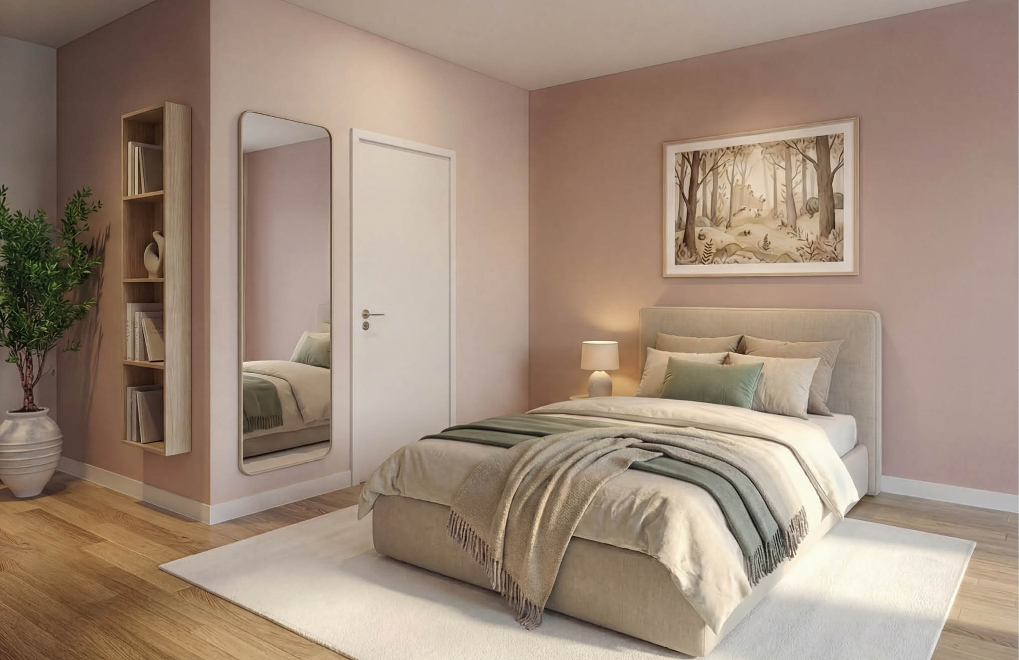 BLOSSOM – moderner, stadtnaher Neubau, 3-Zimmer-Wohnung mit Balkon