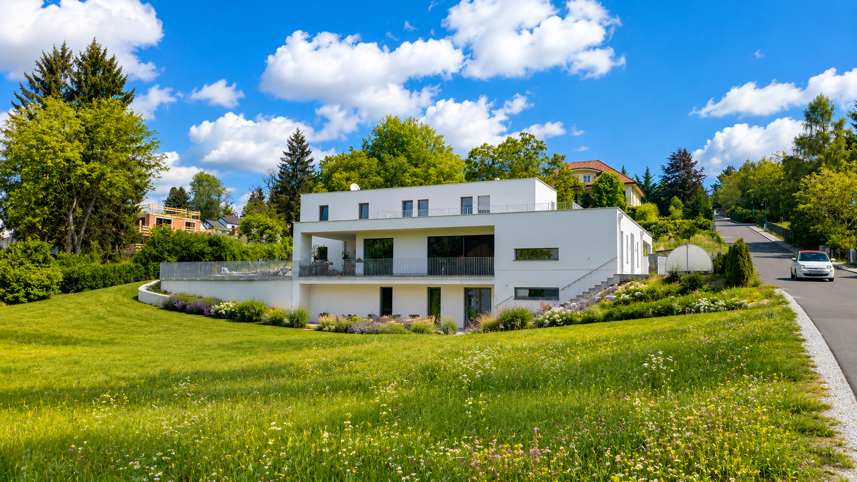 Modern luxury house with pool & spacious terraces in the Angelo-Eustacchio Grounds