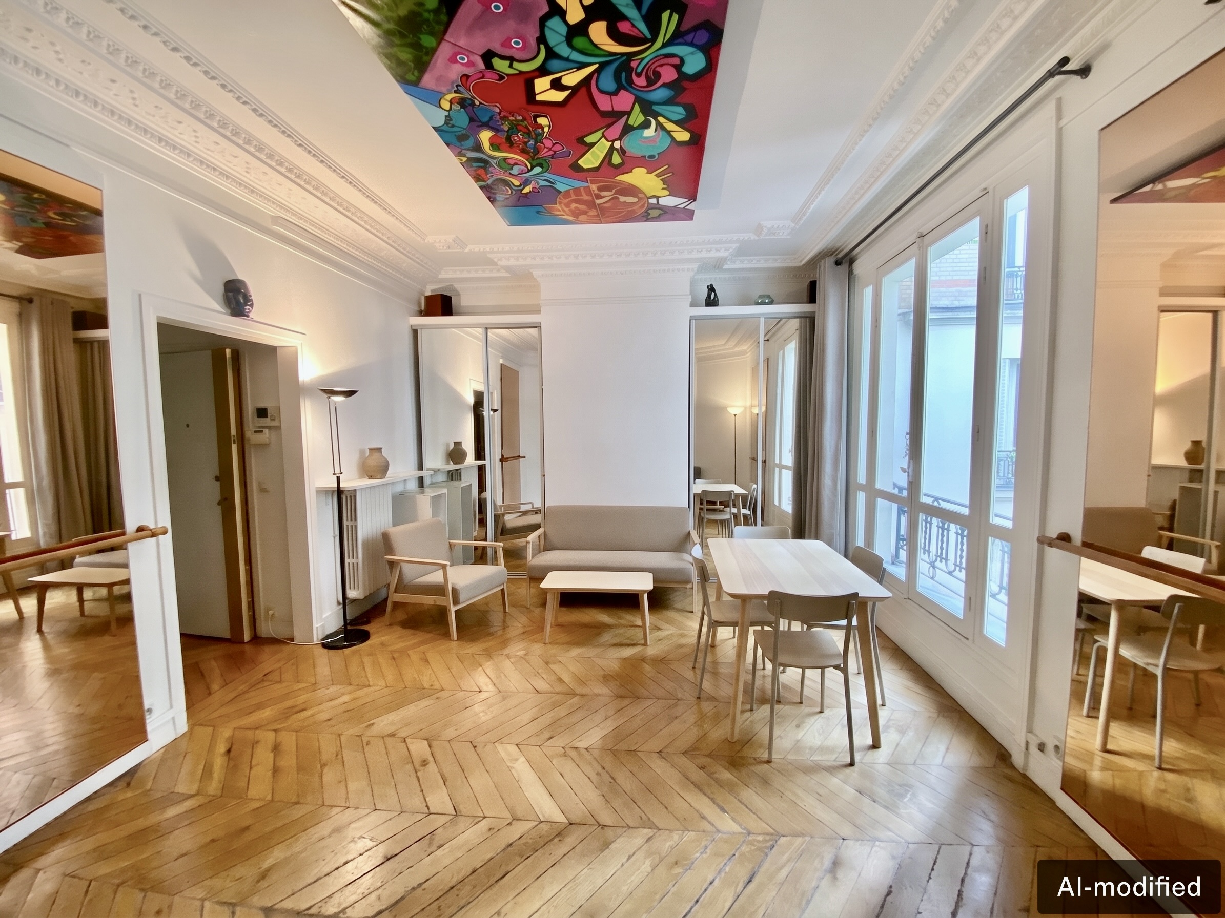 87 m² in the heart of Paris’s 17th, between Ternes and Parc Monceau.