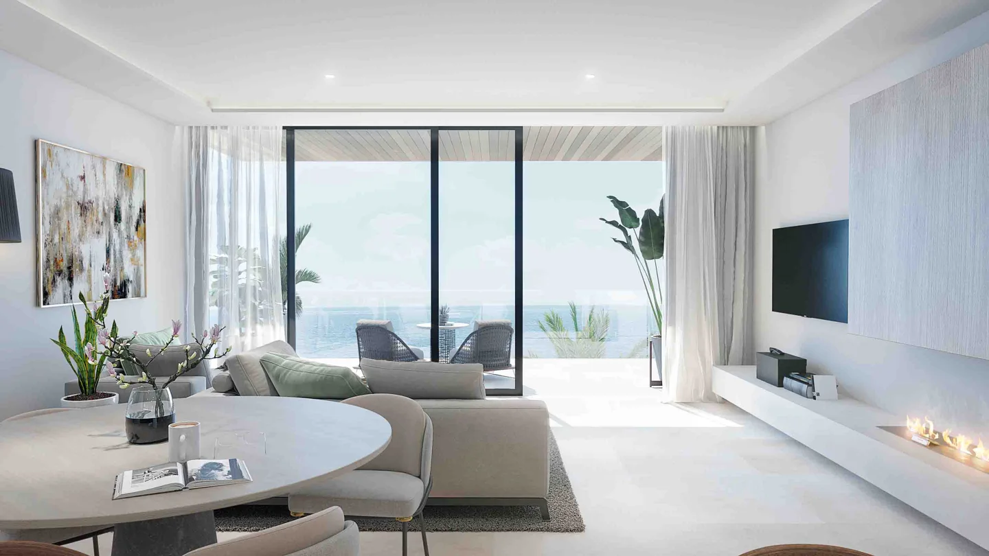 Increible apartamento con jardin privado junto al mar