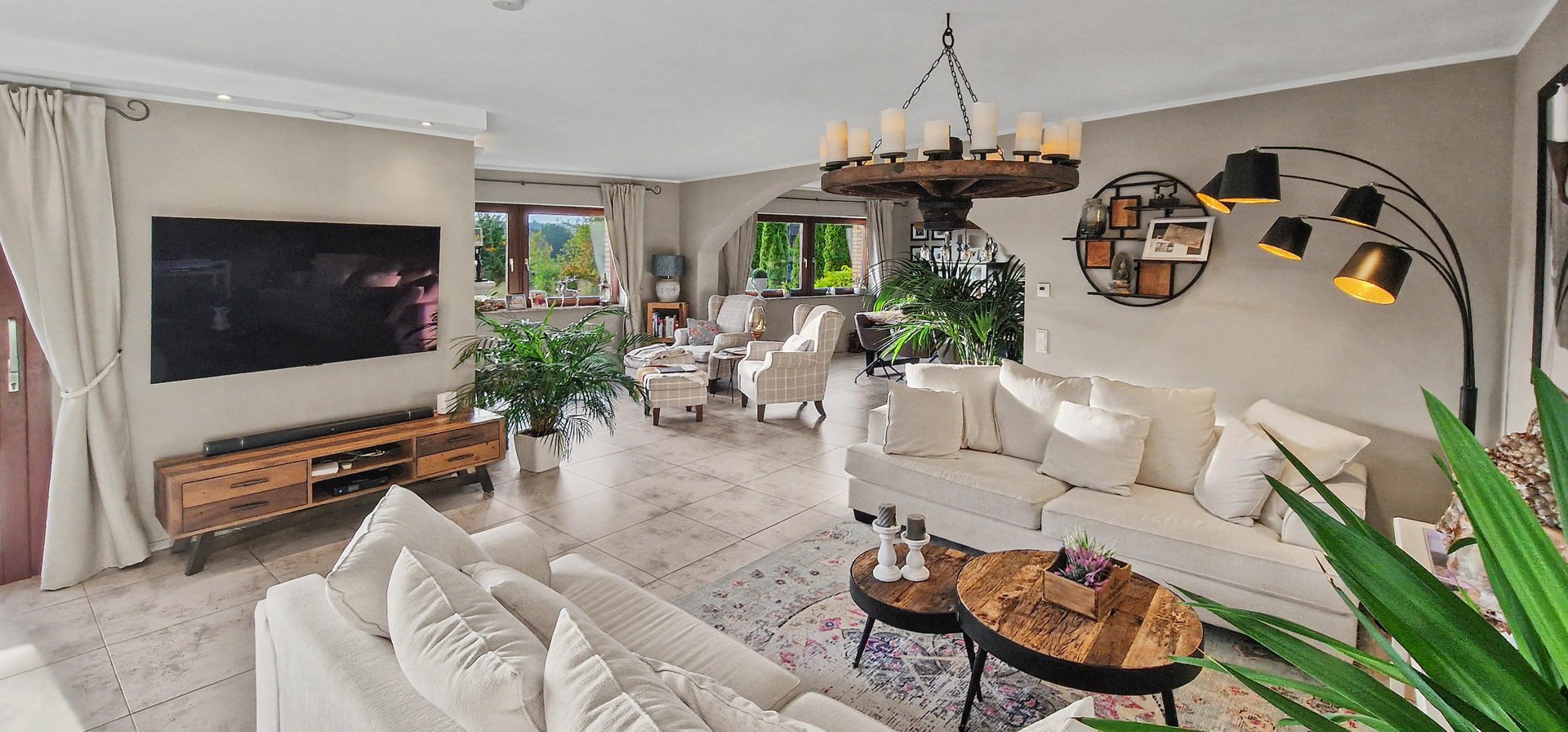 Exceptionally spacious multi-generational home with private cinema, wellness oasis and modern home technology