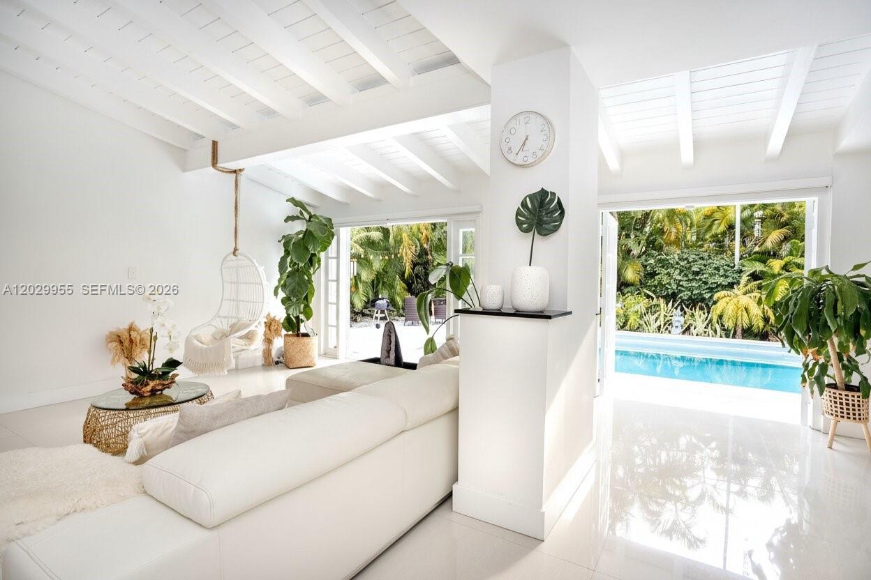Coral Gables Charm in Serene Setting with Pool