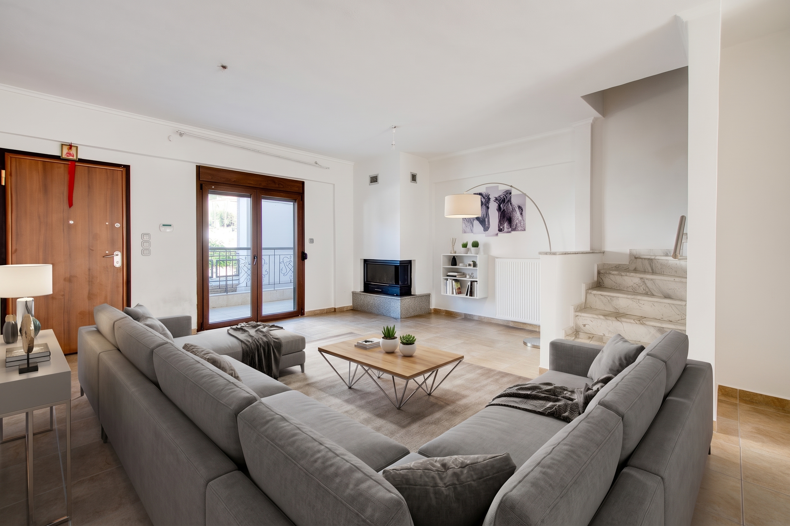 Three-level detached house in Monolofos [AI-modified]