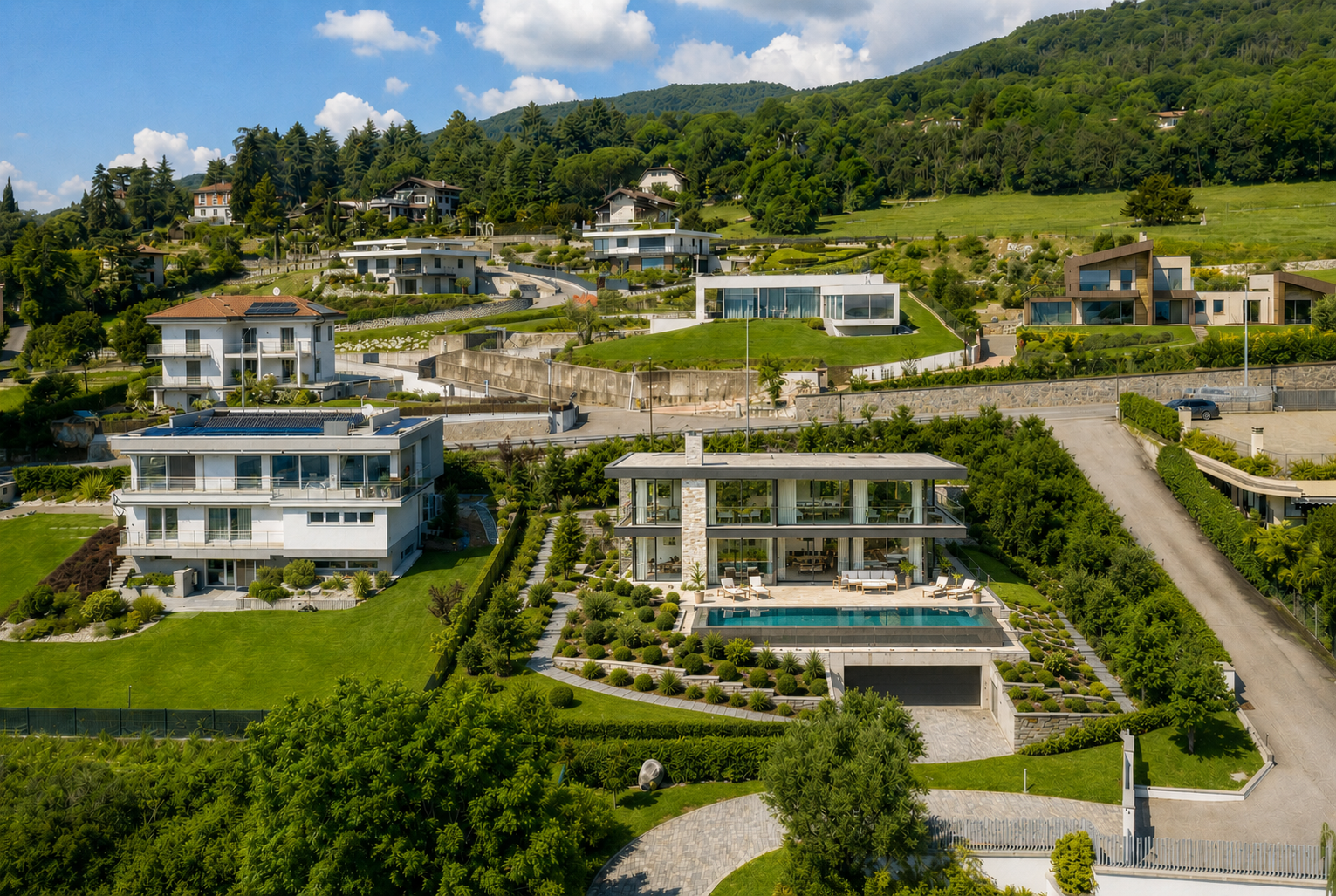 Buildable land with stunning lake view