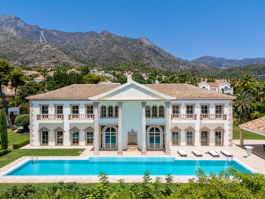 Exceptional Palatial Estate with Grand Interiors in Sierra Blanca, Marbella
