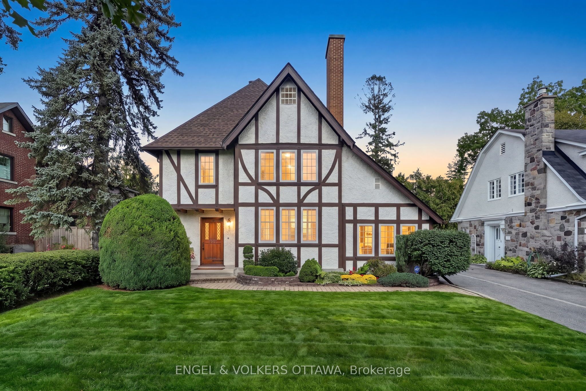 Iconic Tudor Residence Across from Hampton Park