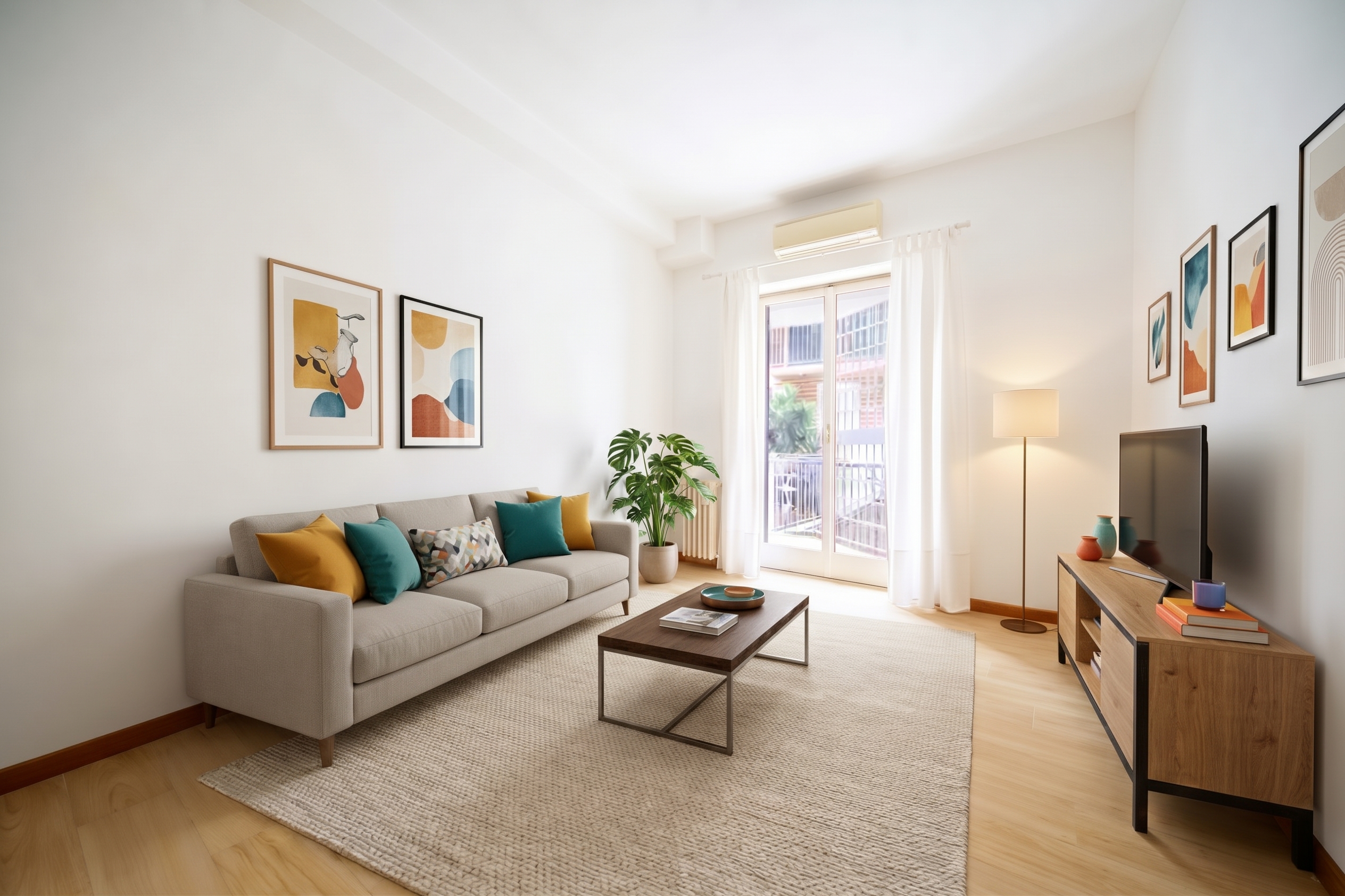 Three-room apartment with balcony in via dell'Unione: a unique opportunity in the Duomo area [AI-modified]