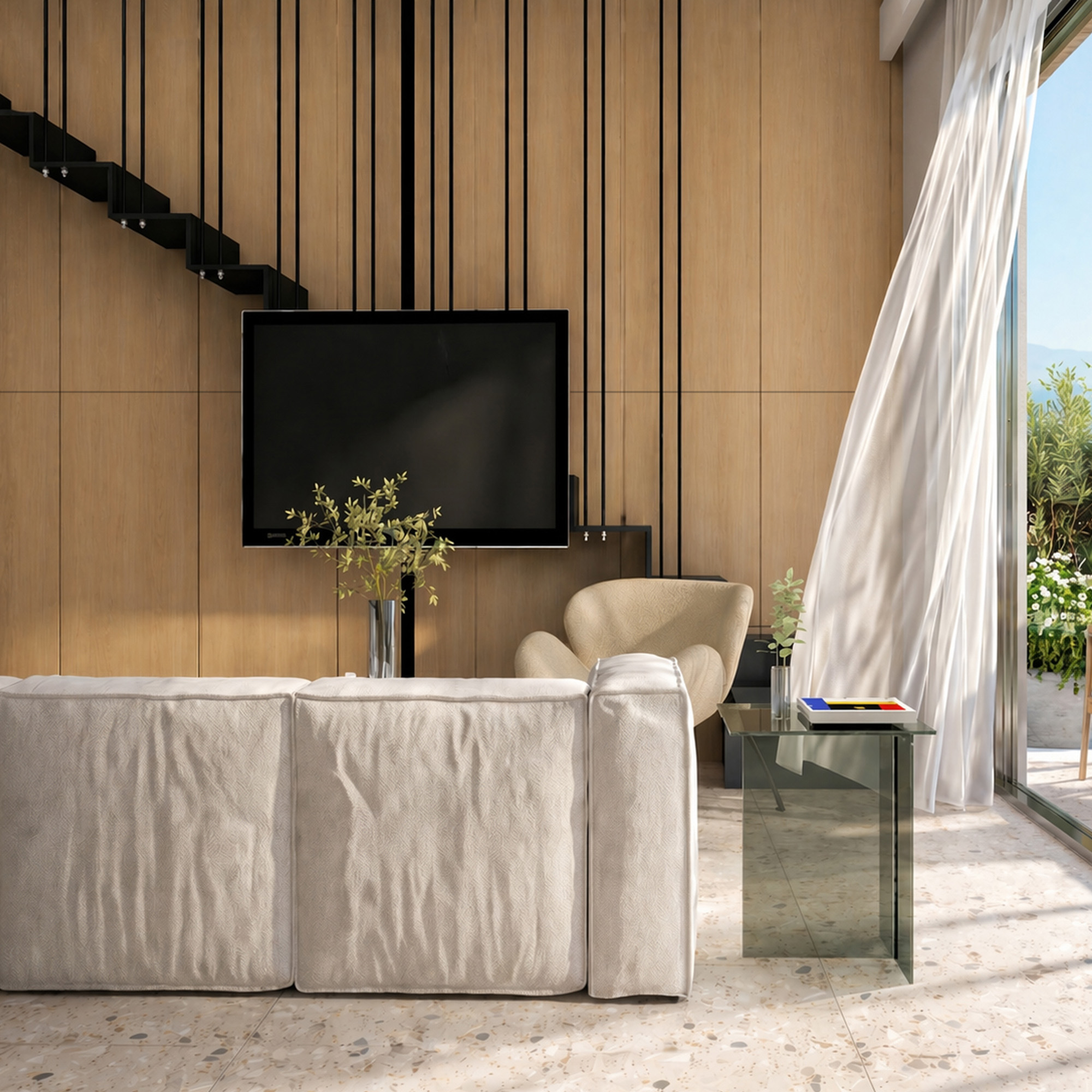 Modern 6th-floor apartment near the University of Piraeus